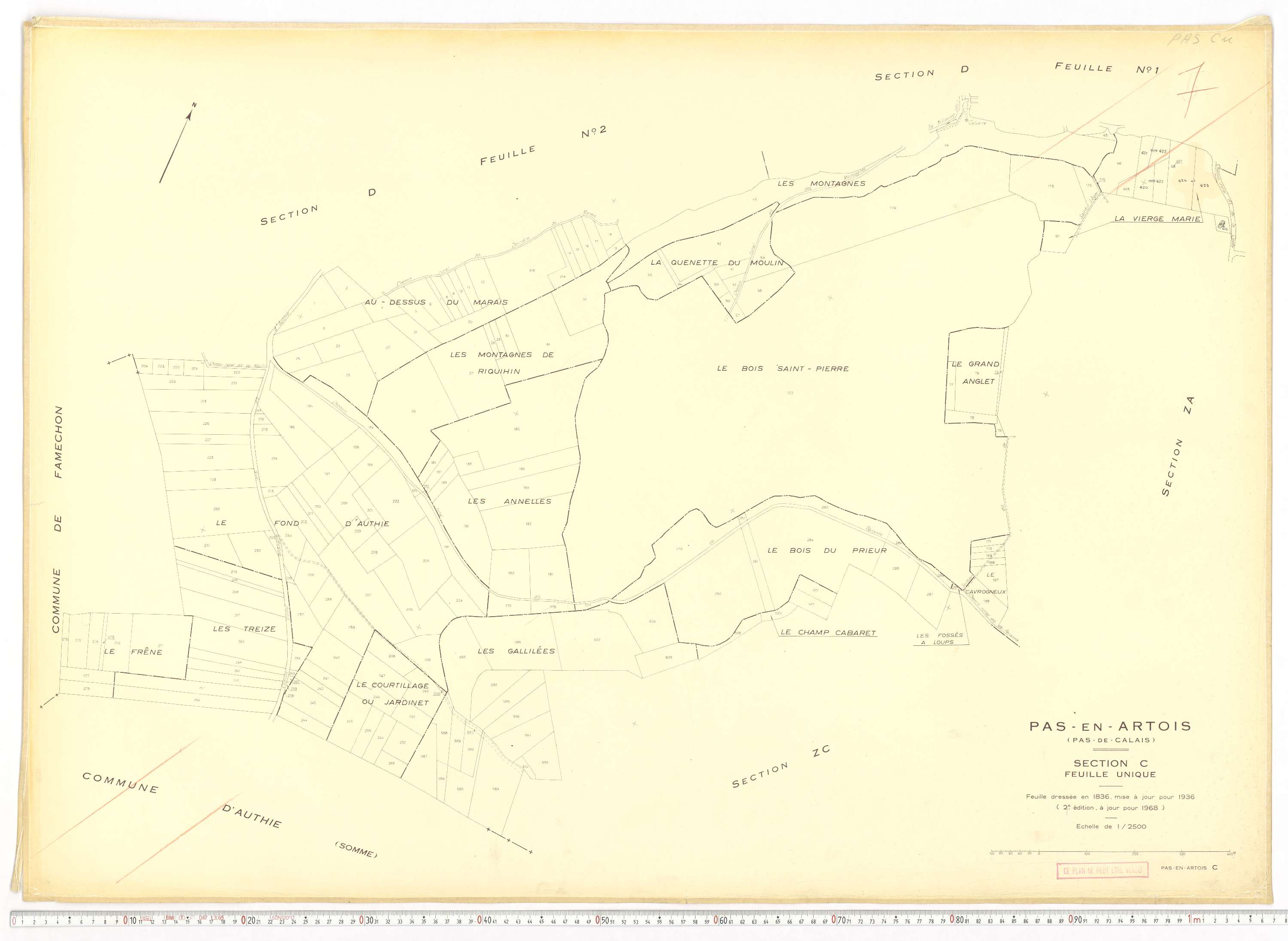 Pas-en-Artois - Section C.