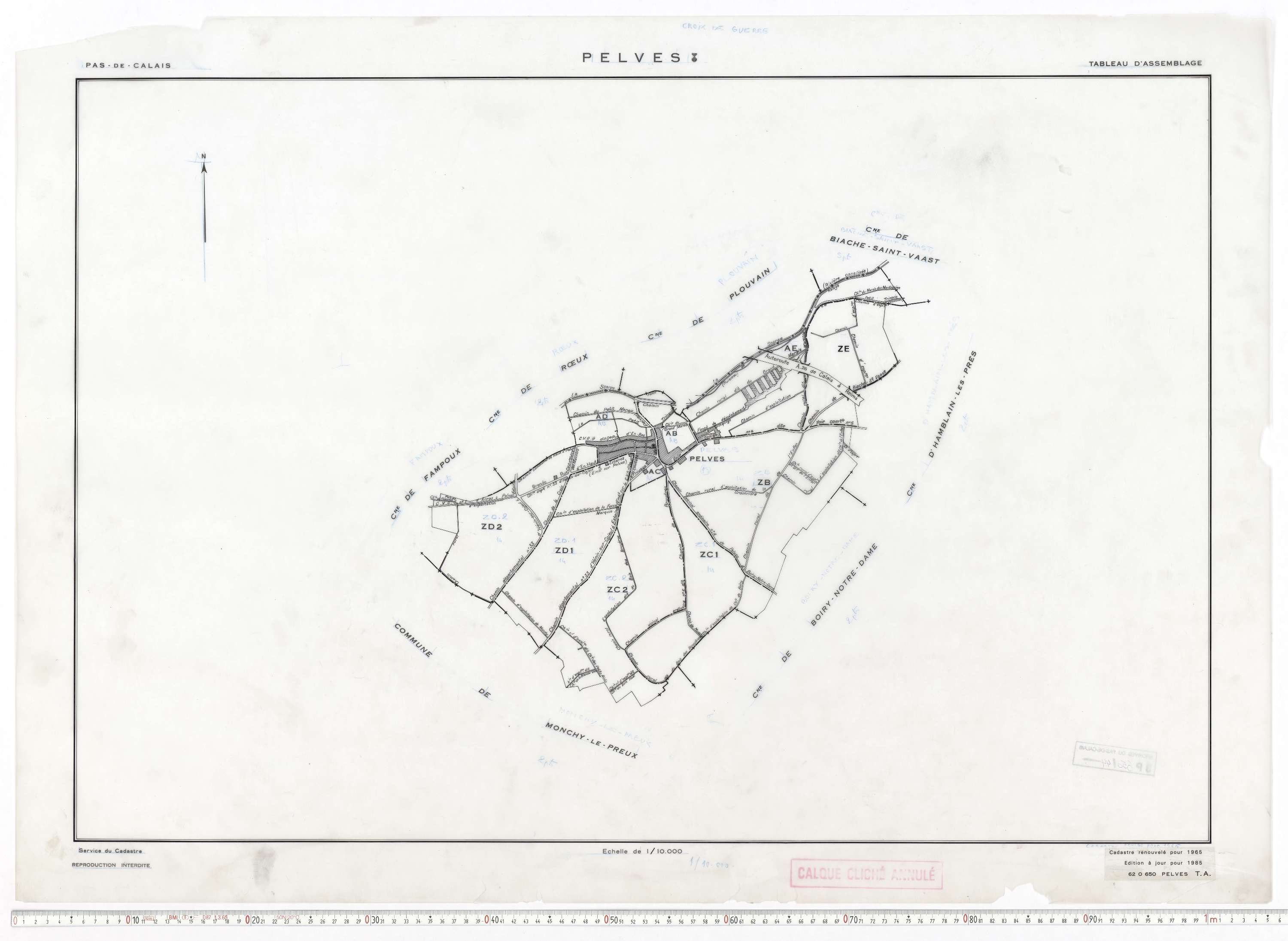 Pelves - Tableau d'assemblage.