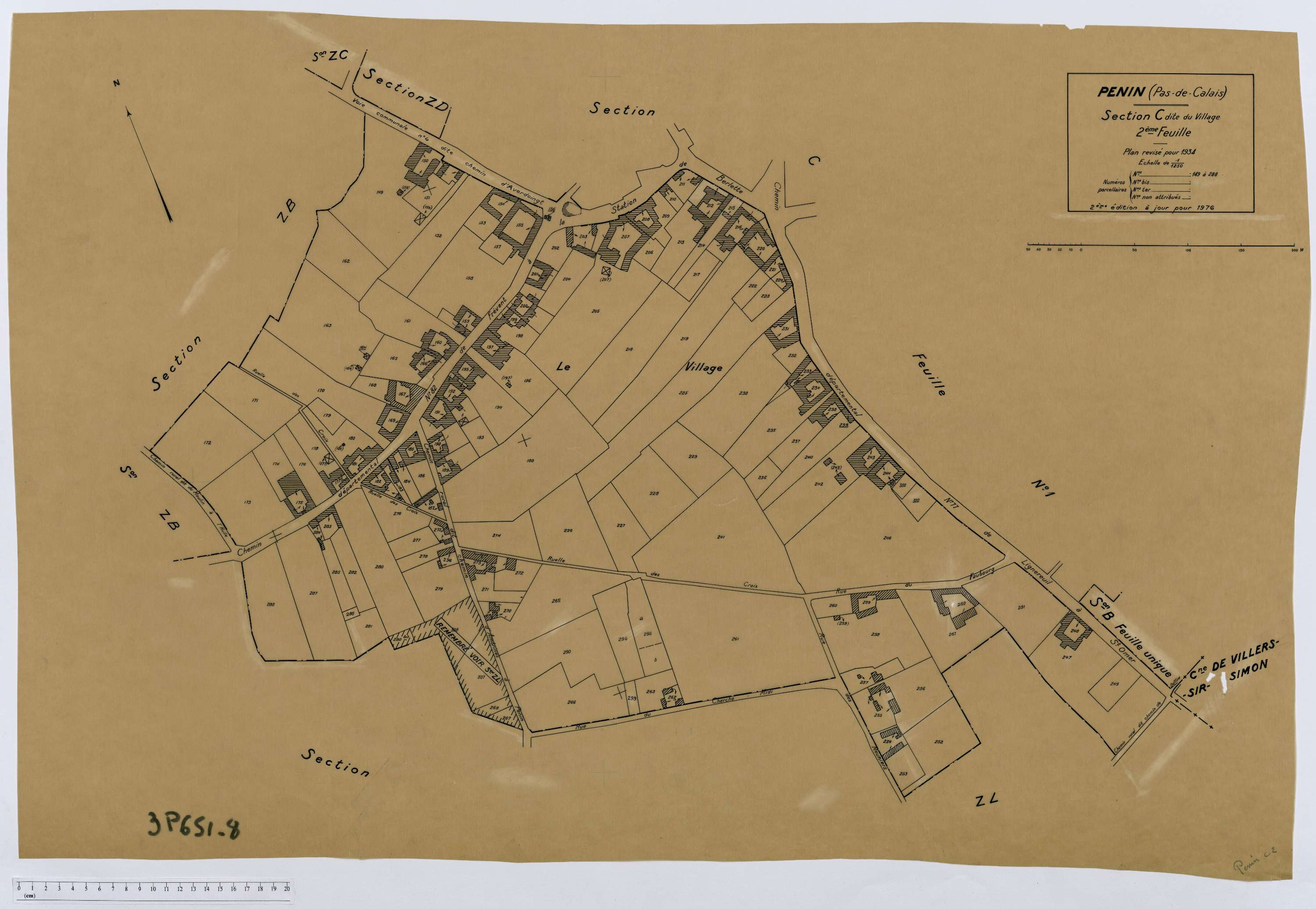 Penin - Section C, feuille 2.