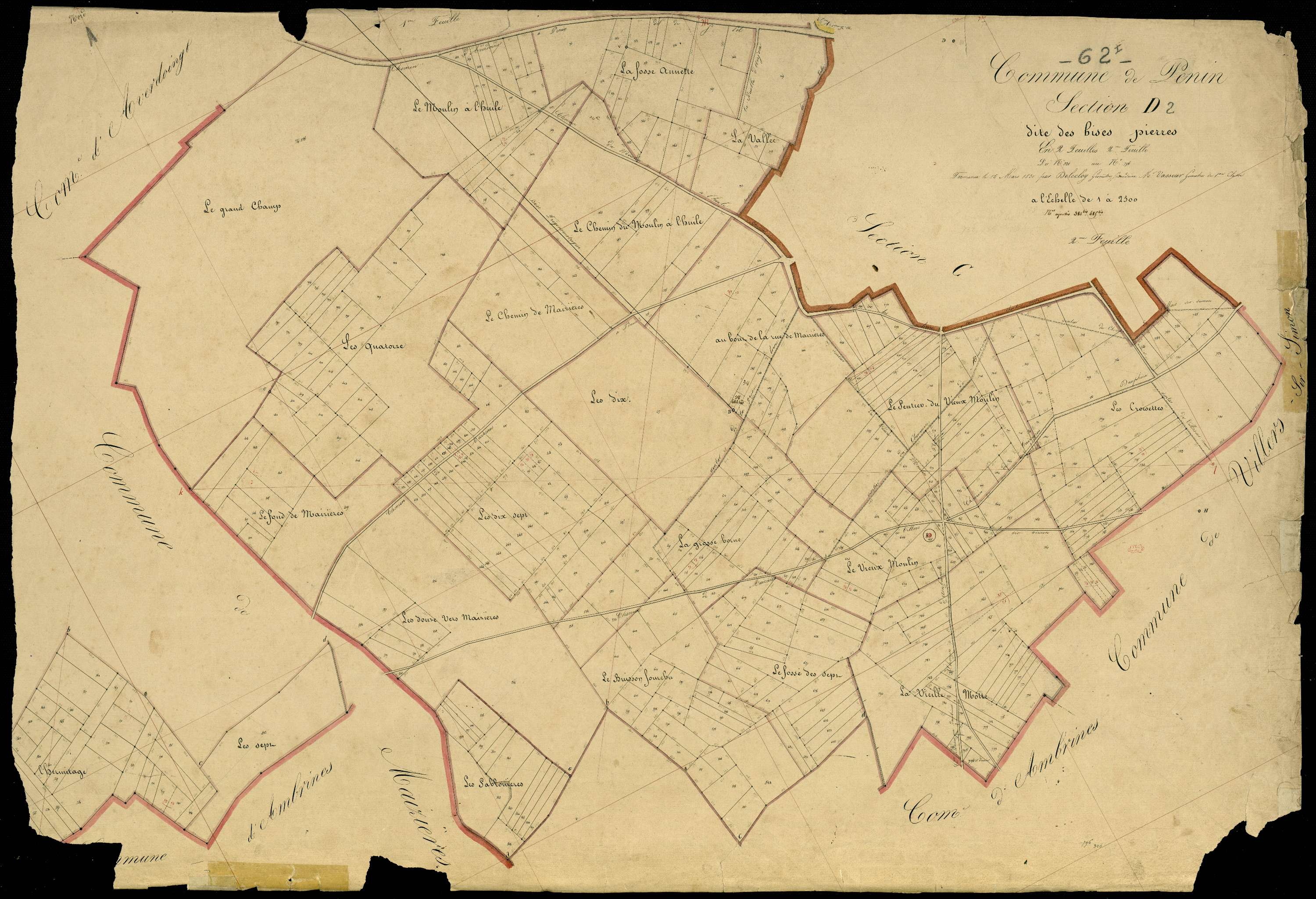 Penin - Section D, 2e feuille