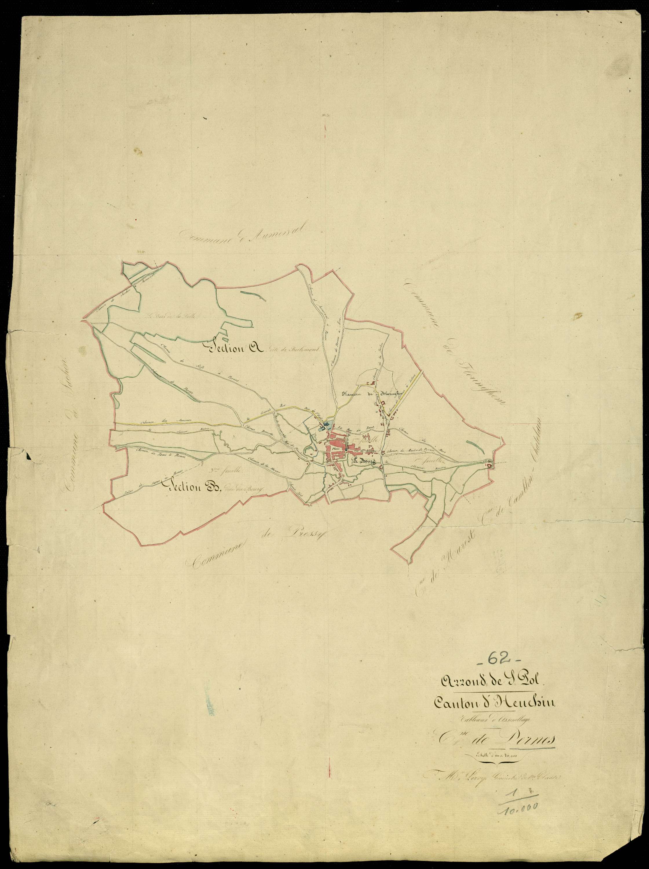 Pernes - Tableau d'assemblage