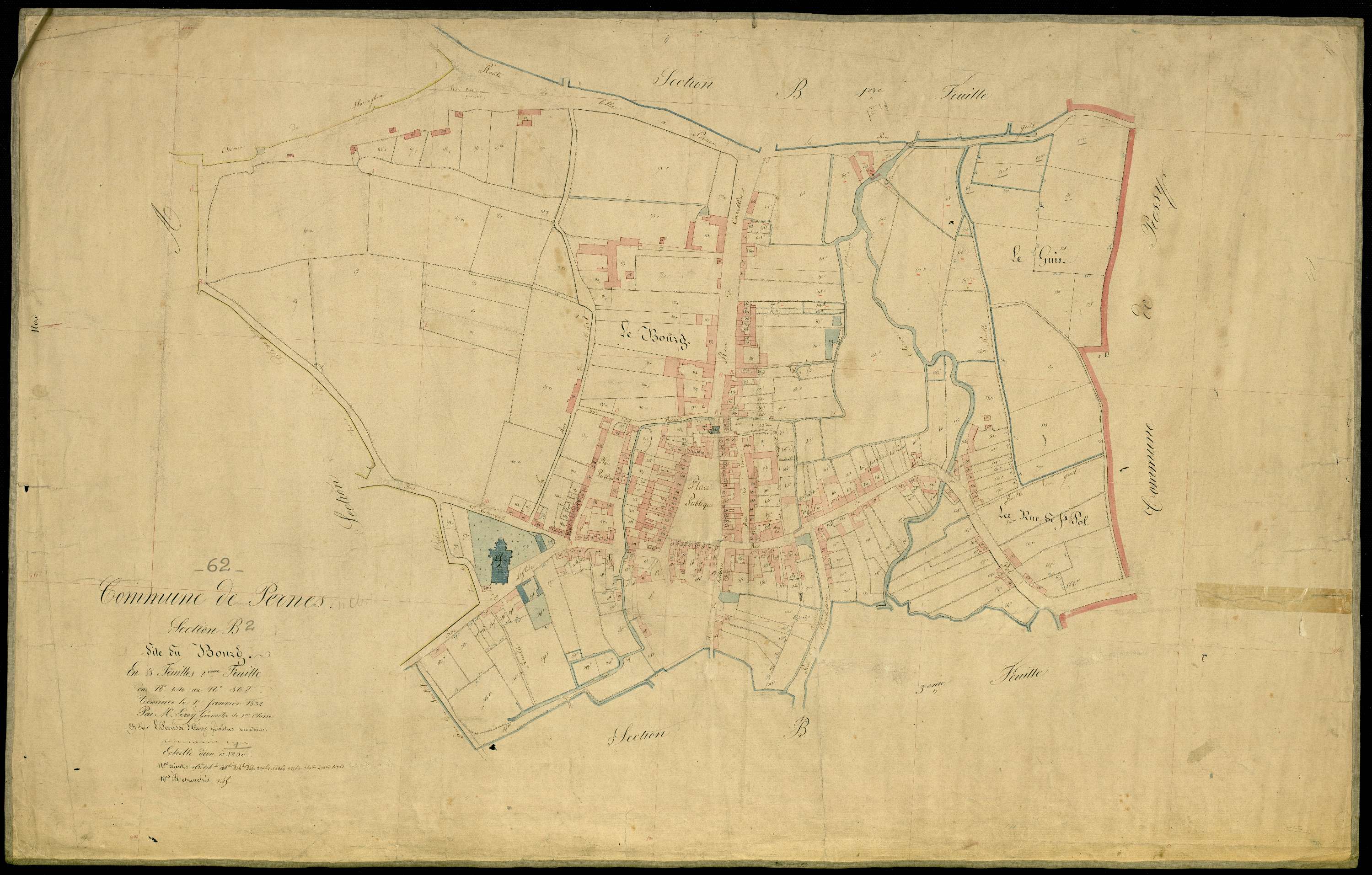 Pernes - Section B, 2e feuille