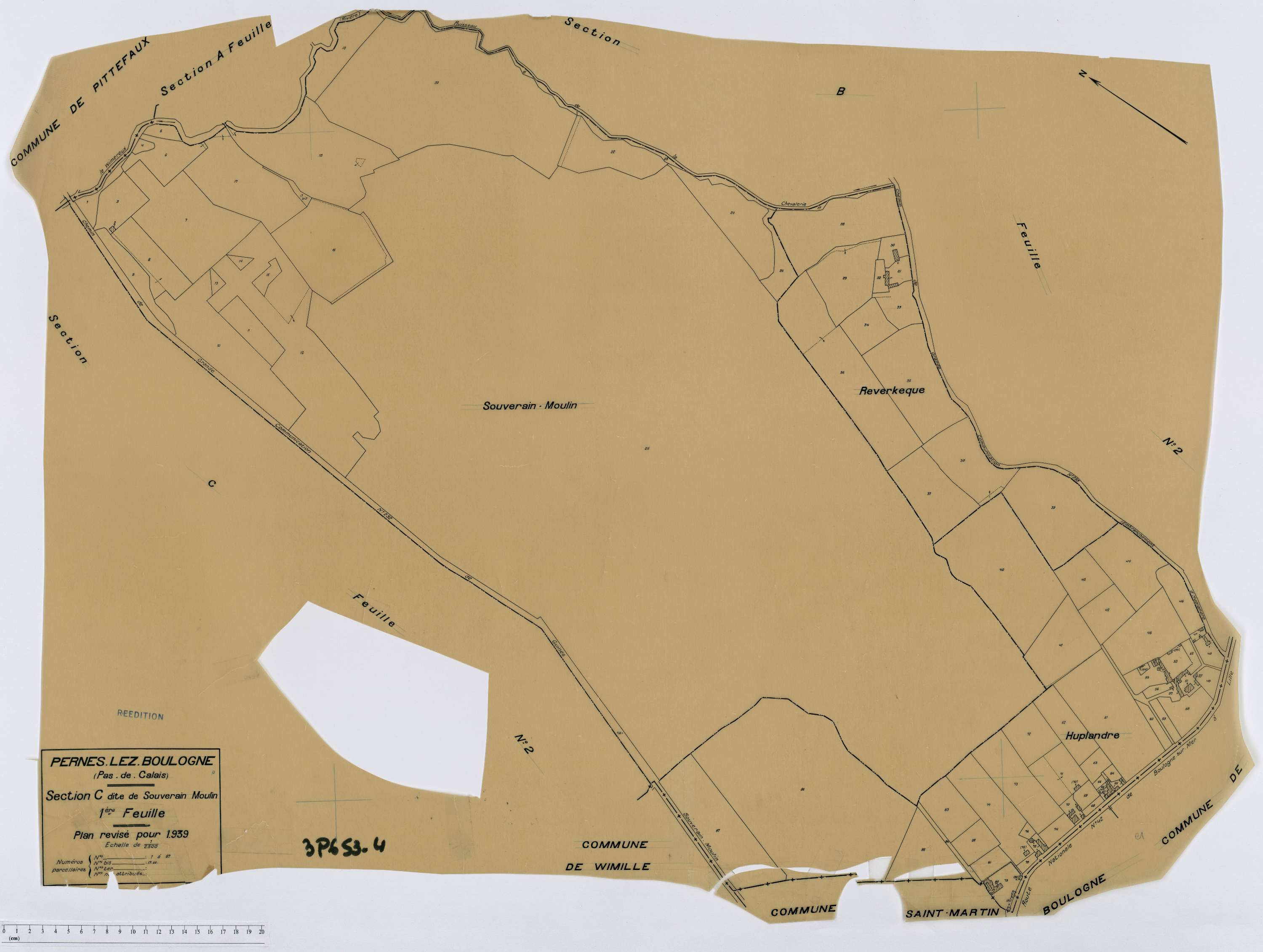 Pernes - Section C, feuille 1.