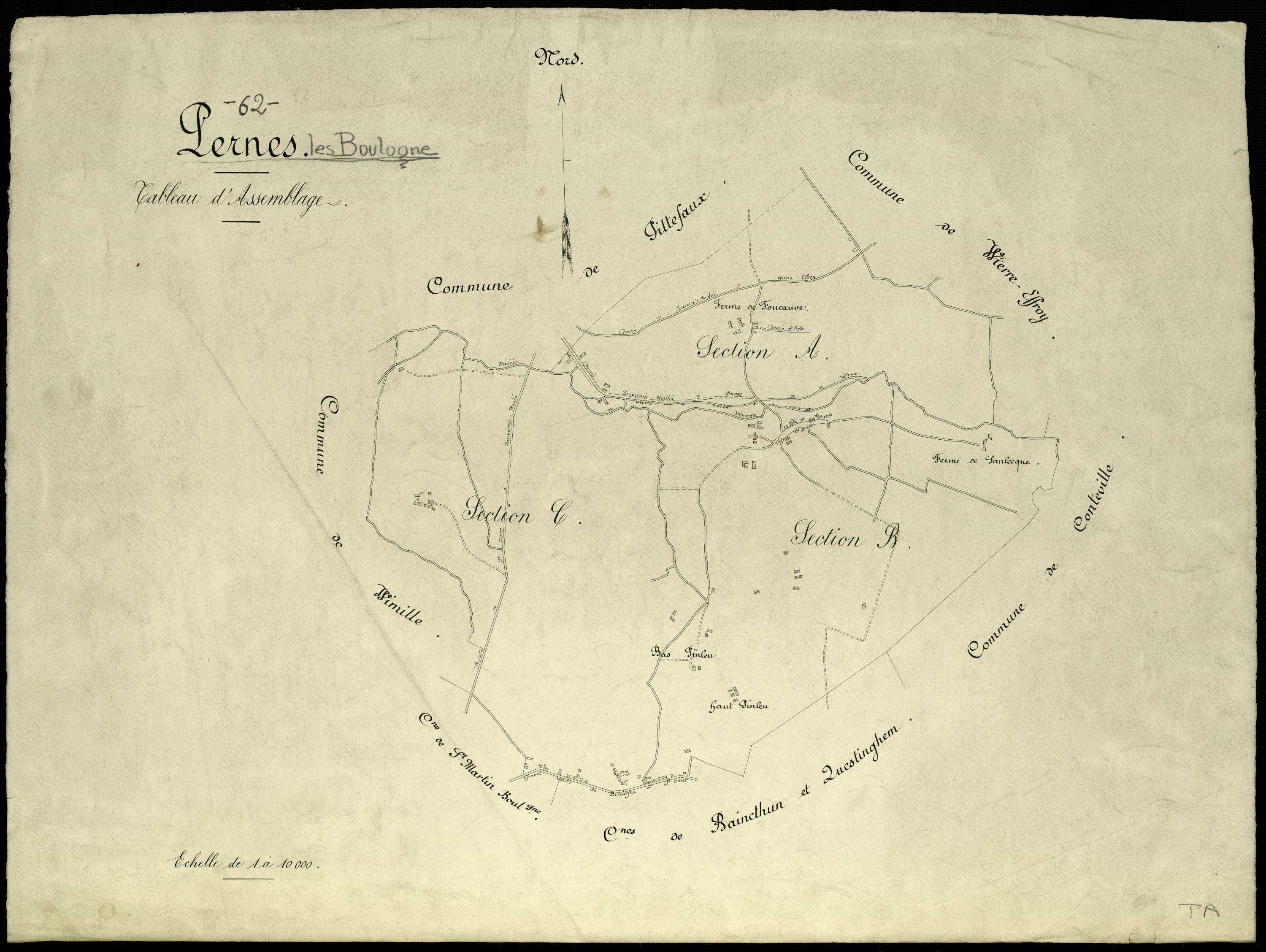 Pernes - Tableau d'assemblage