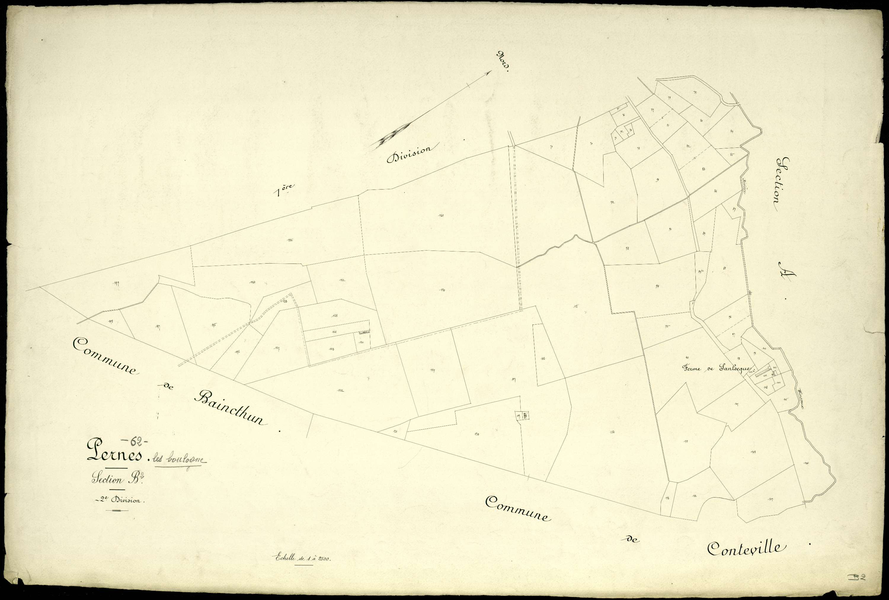 Pernes - Section B, 2e feuille