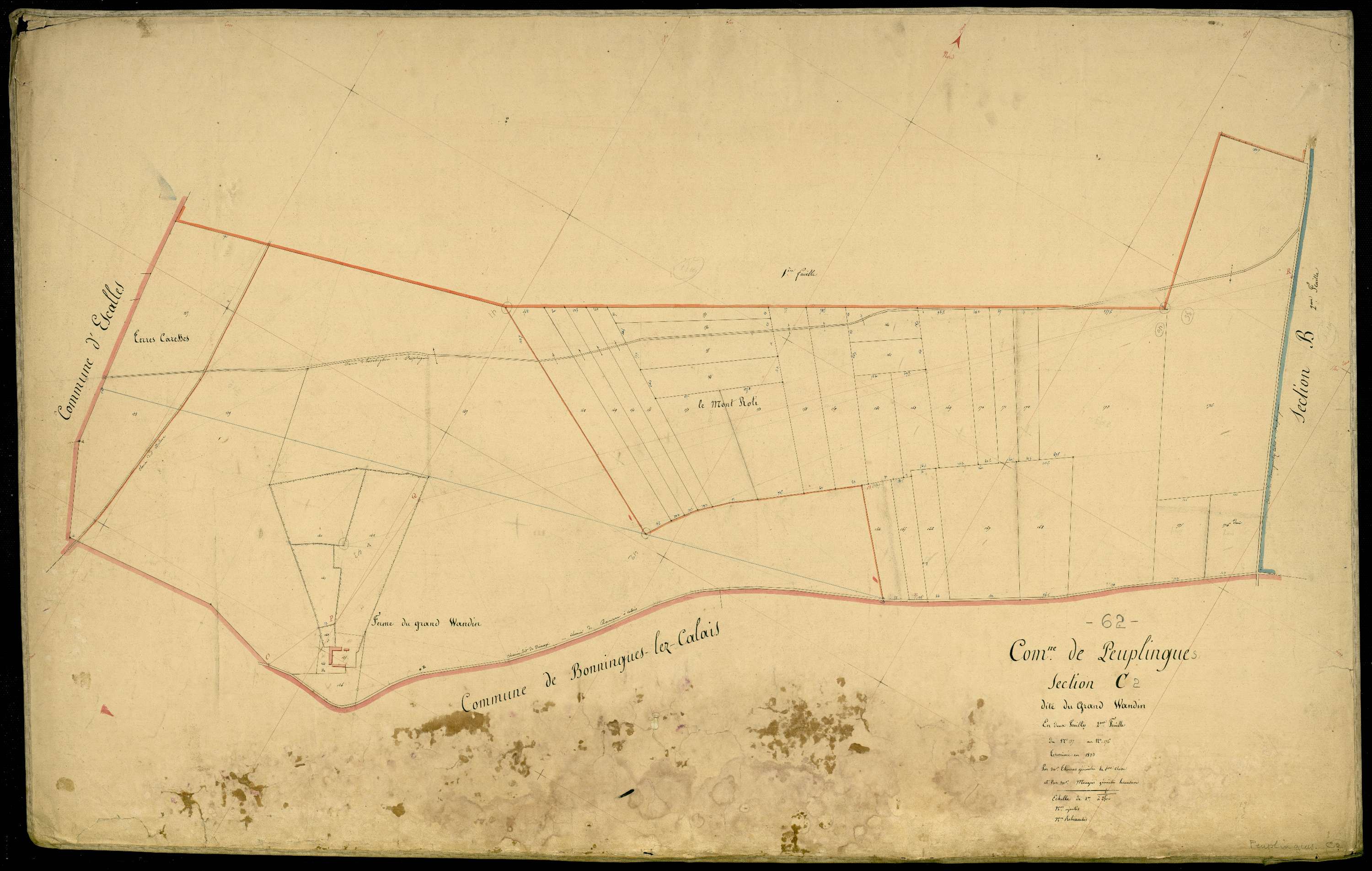 Peuplingues - Section C, 2e feuille