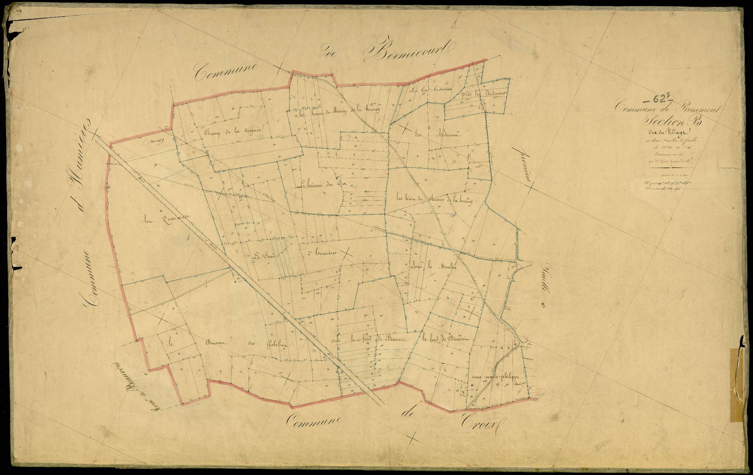 Pierremont - Section B, 2e feuille