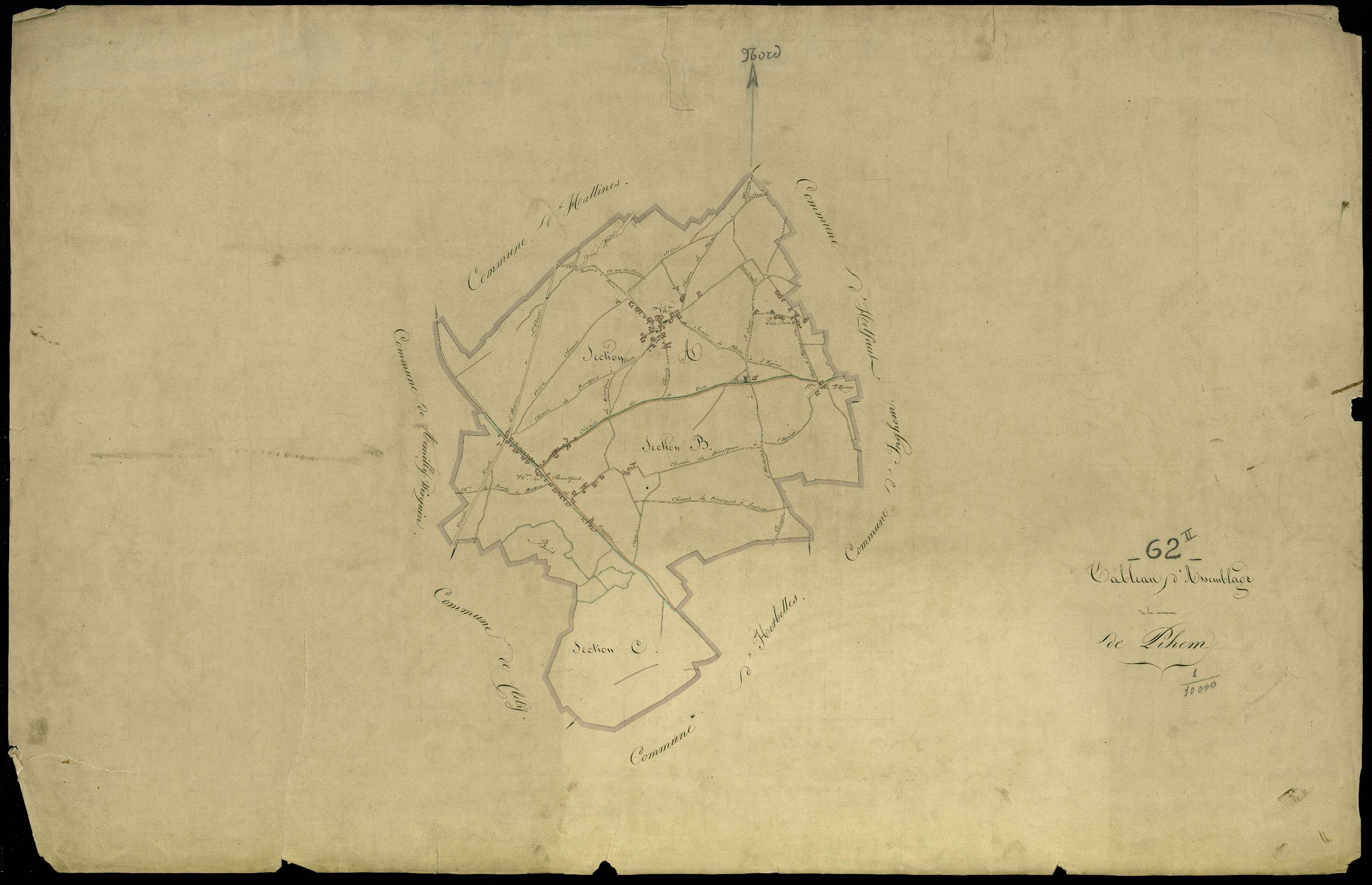 Pihem - Tableau d'assemblage