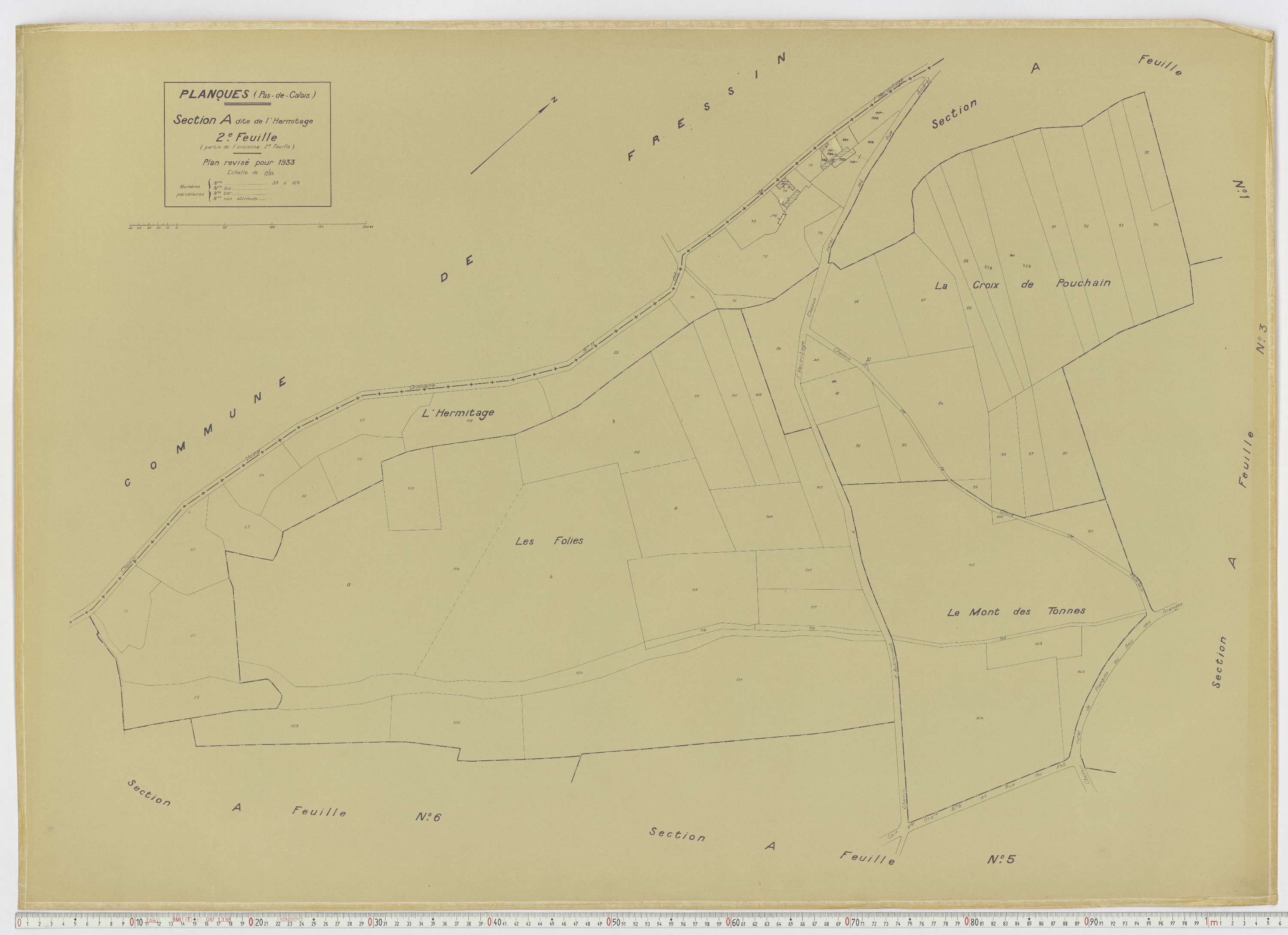 Planques - Section A, feuille 2.