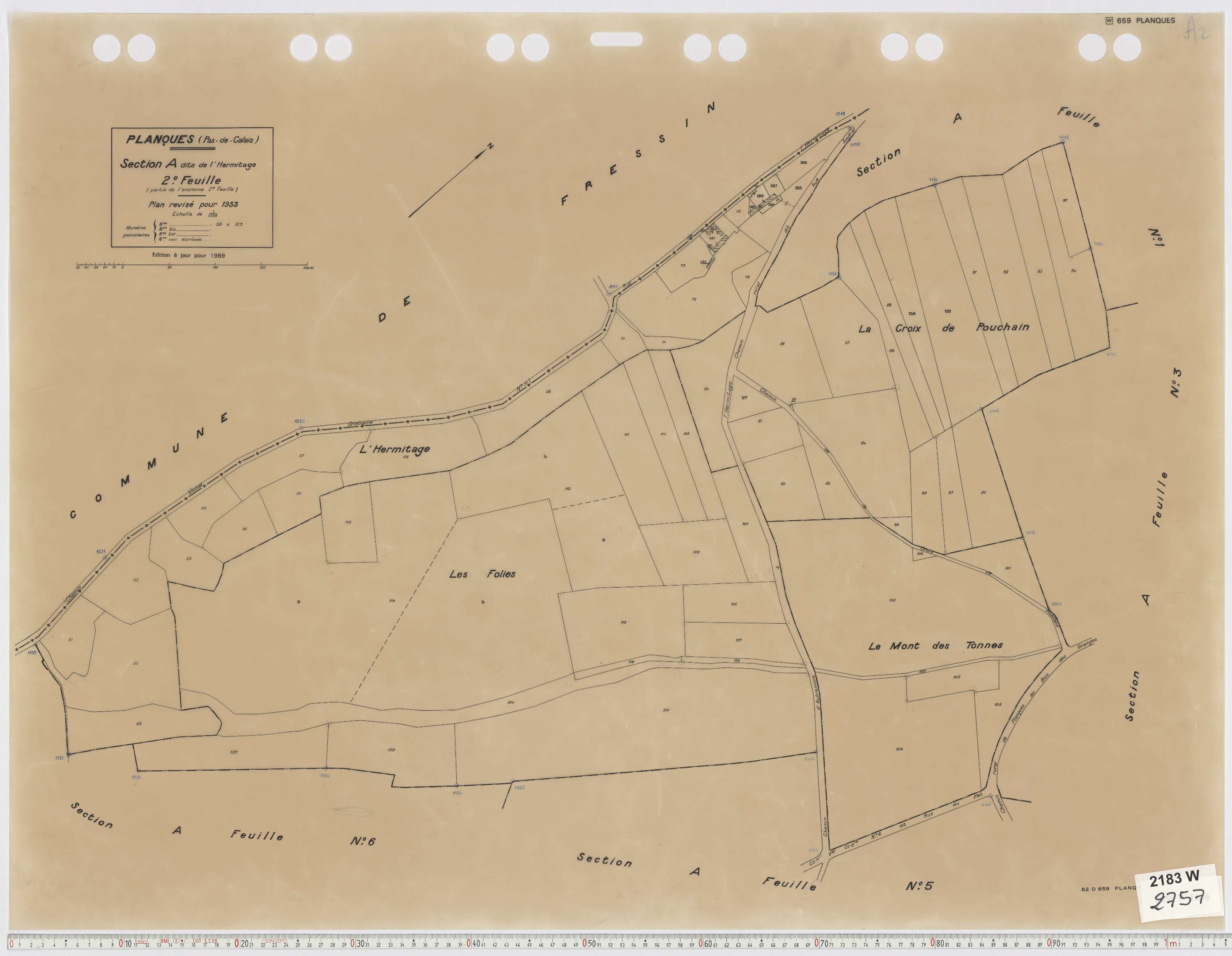Planques - Section A, feuille 2.