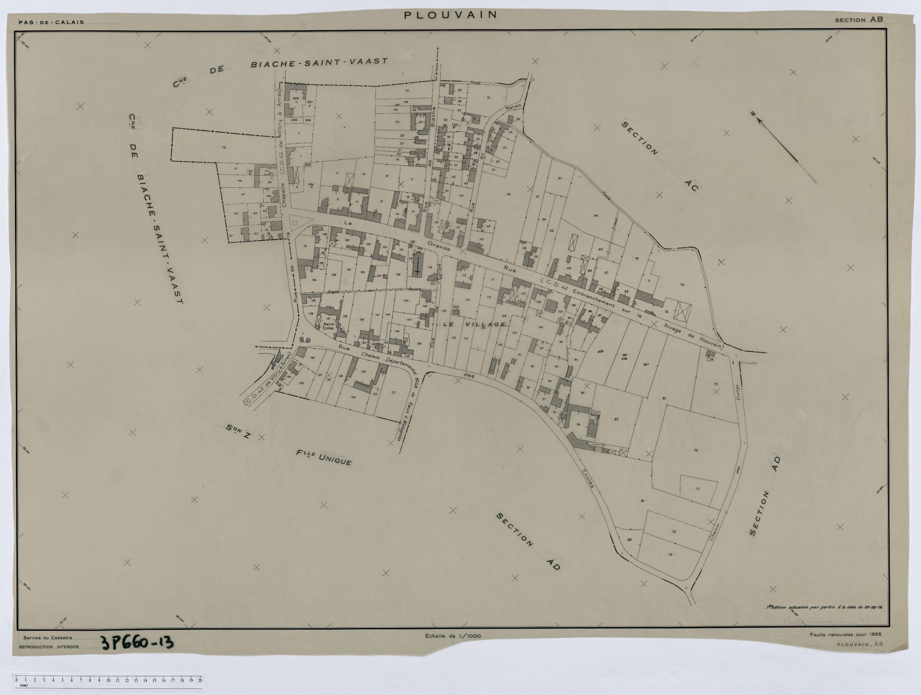 Plouvain - Section AB.