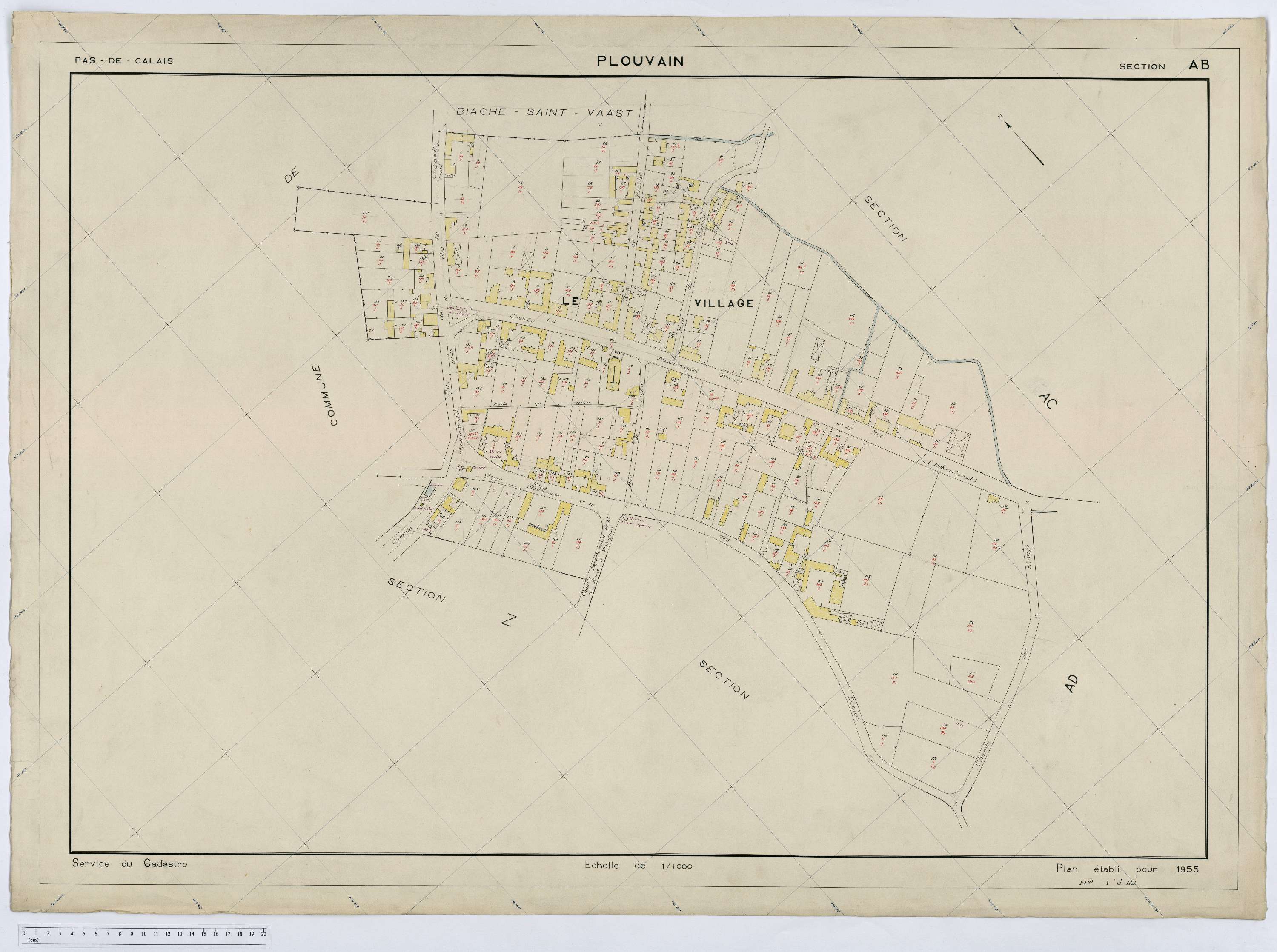 Plouvain - Section AB.
