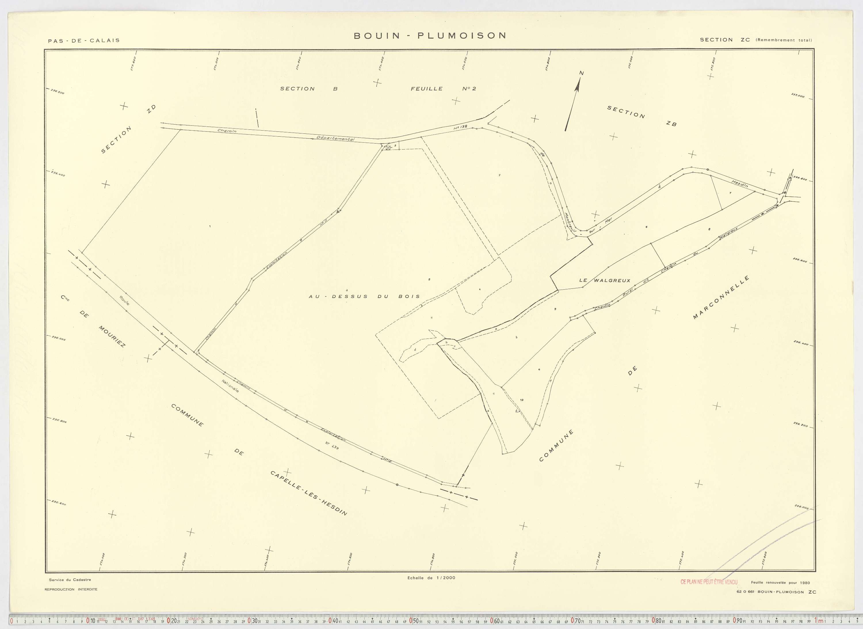 Bouin-Plumoison - Section ZC.