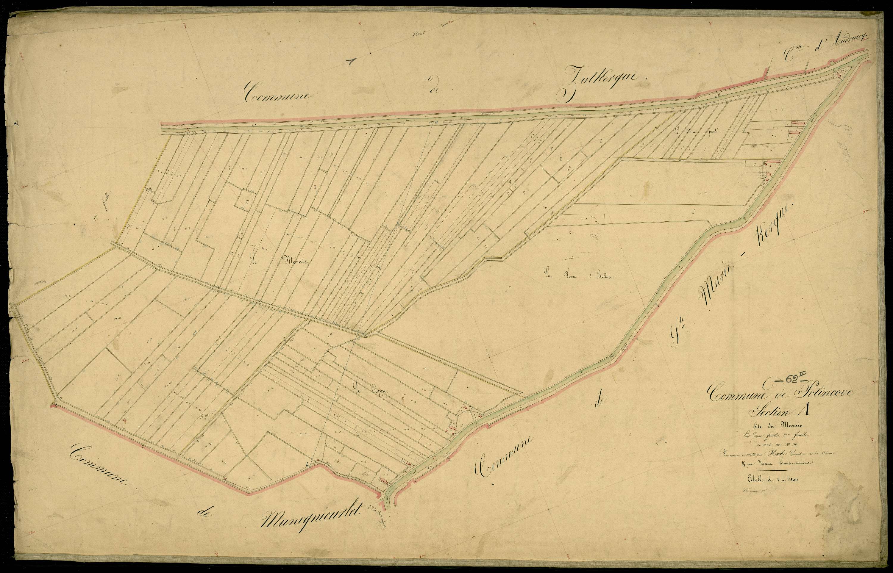 Polincove - Section A, 1re feuille