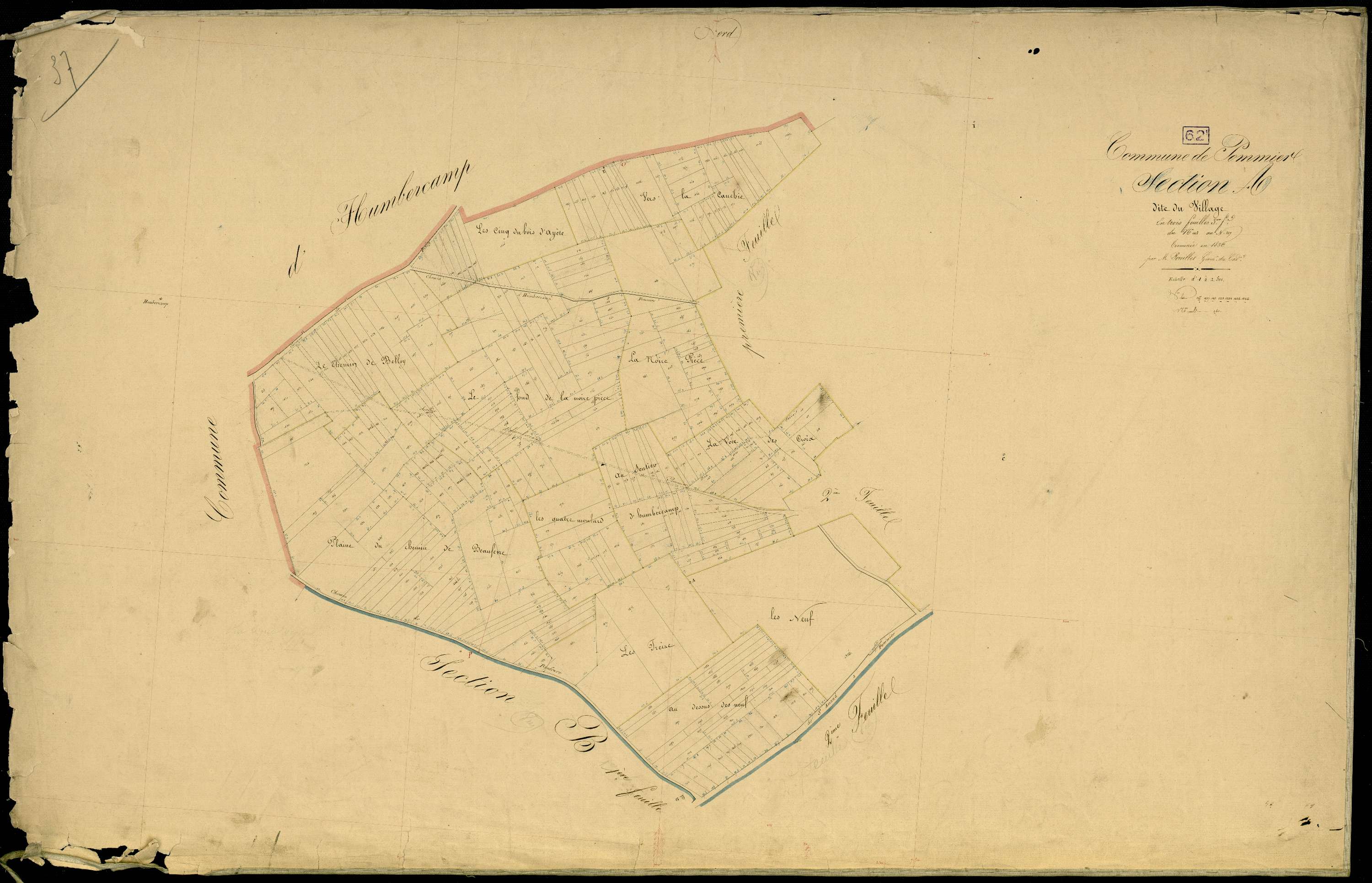 Pommier - Section A, 3e feuille