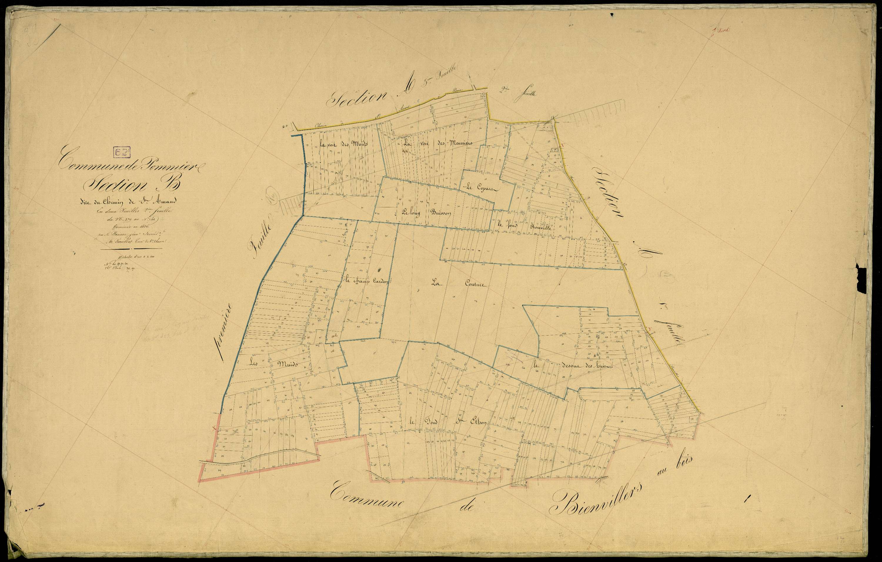 Pommier - Section B, 2e feuille
