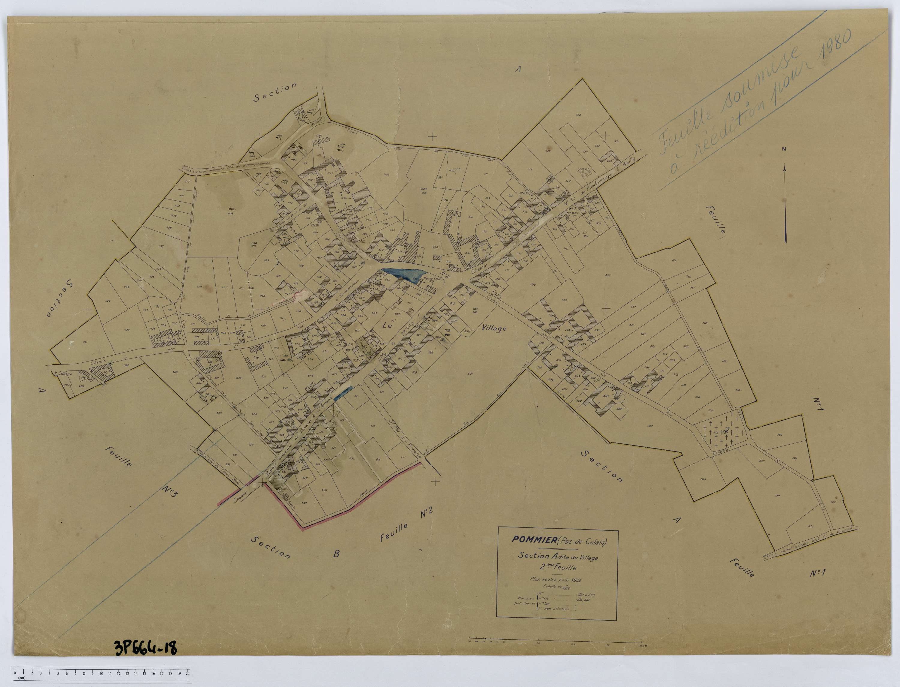 Pommier - Section A, feuille 2.
