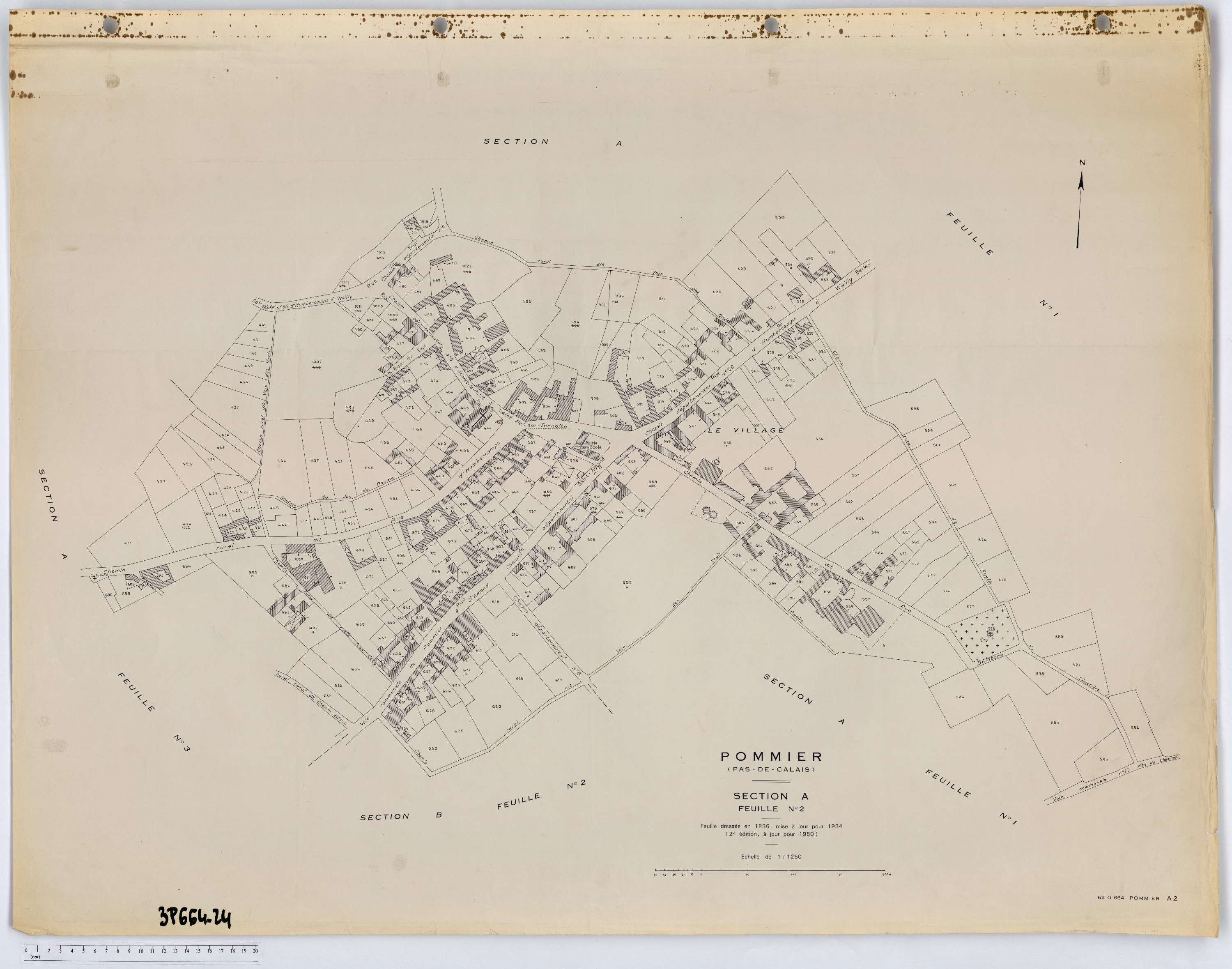 Pommier - Section A, feuille 2.