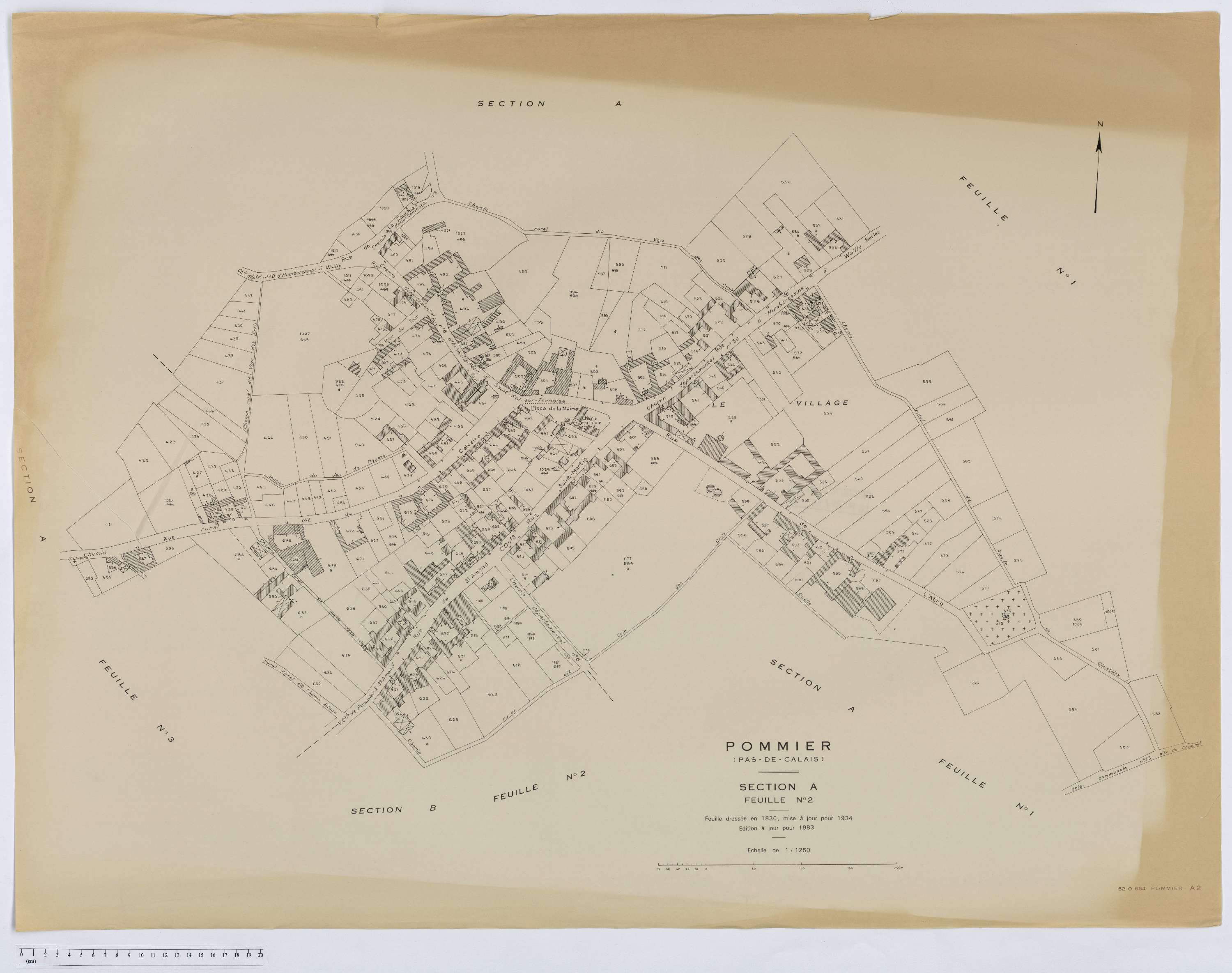 Pommier - Section A, feuille 2.
