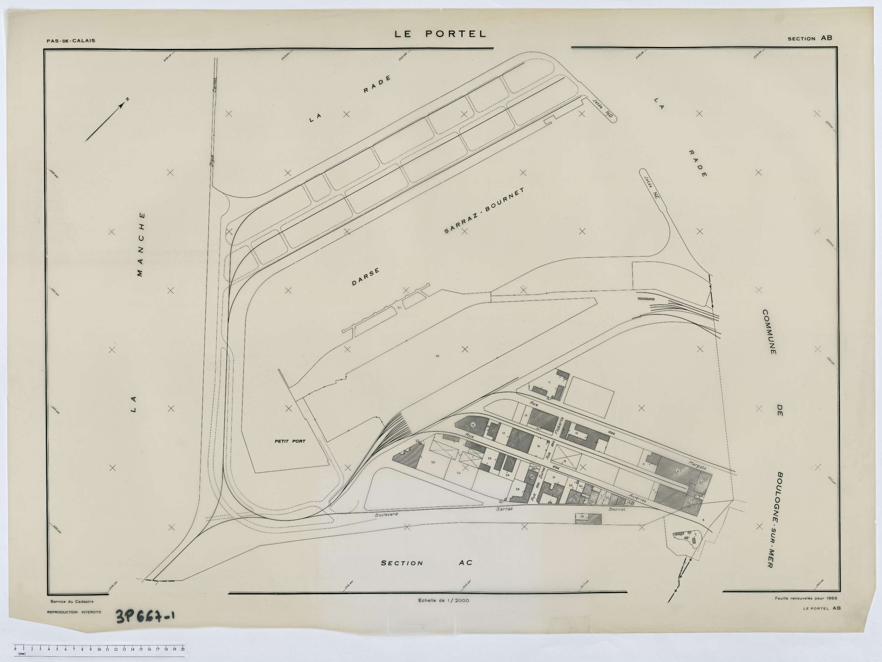 Le Portel - Section AB.