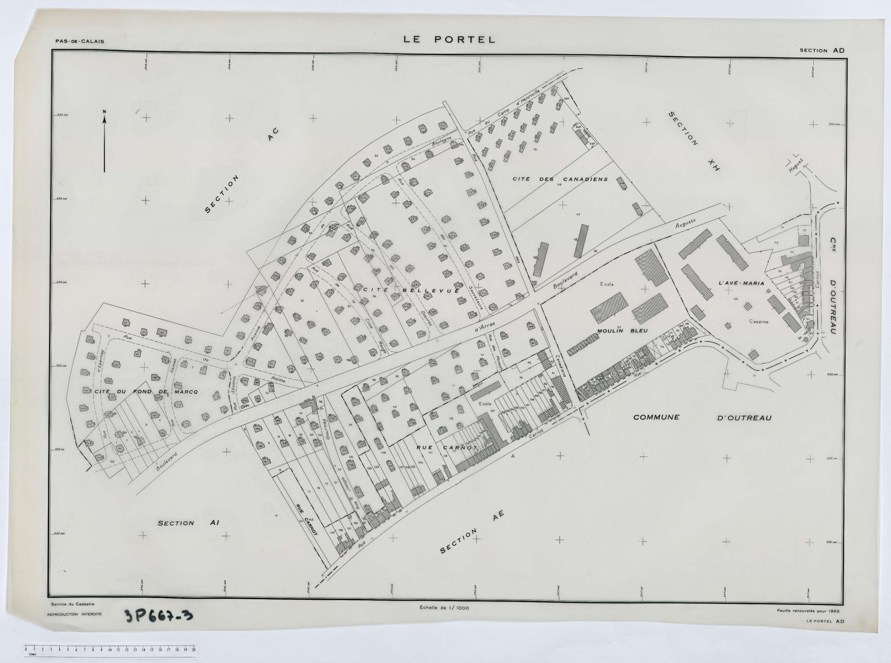 Le Portel - Section AD.