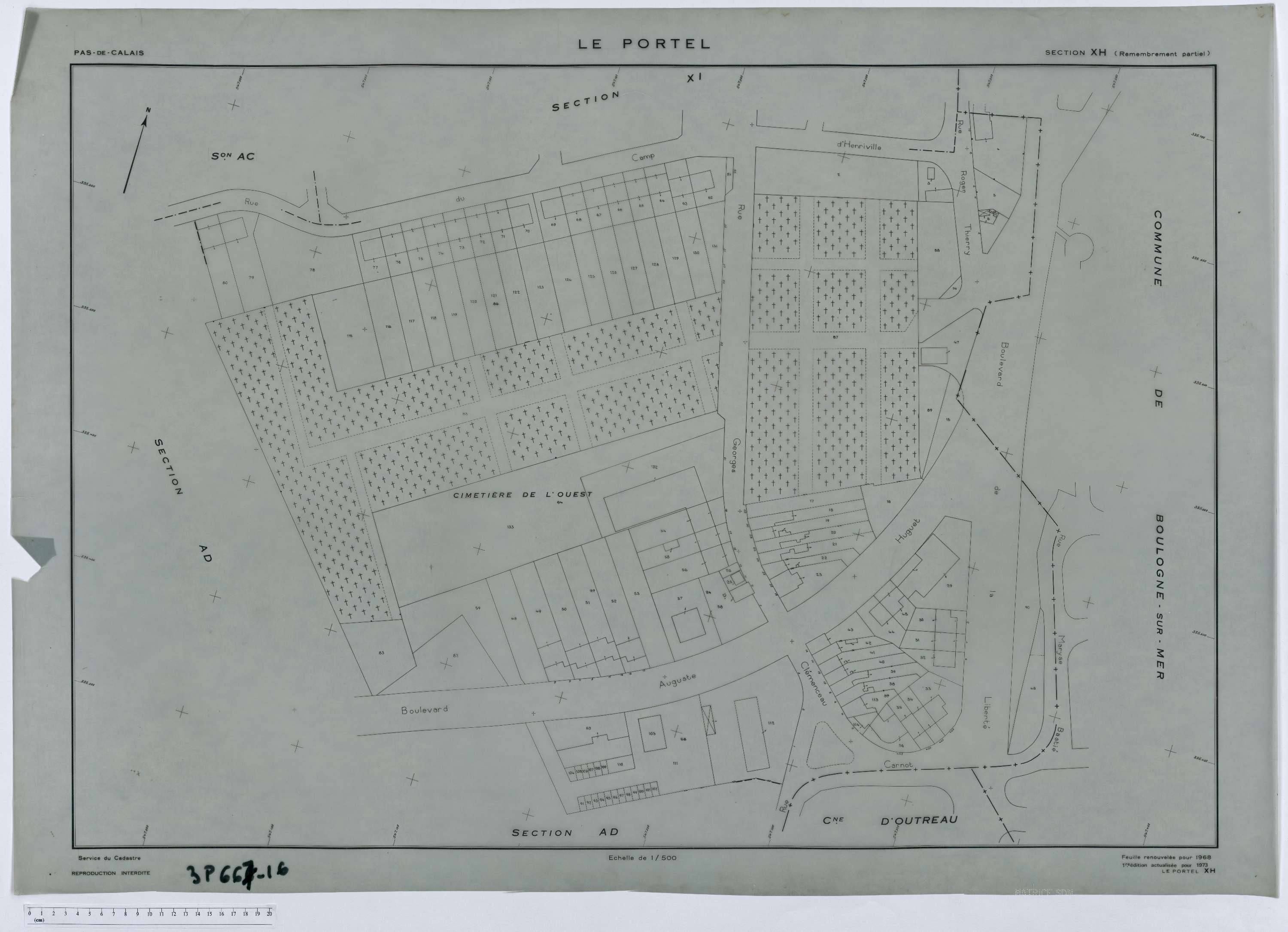 Le Portel - Section XH.