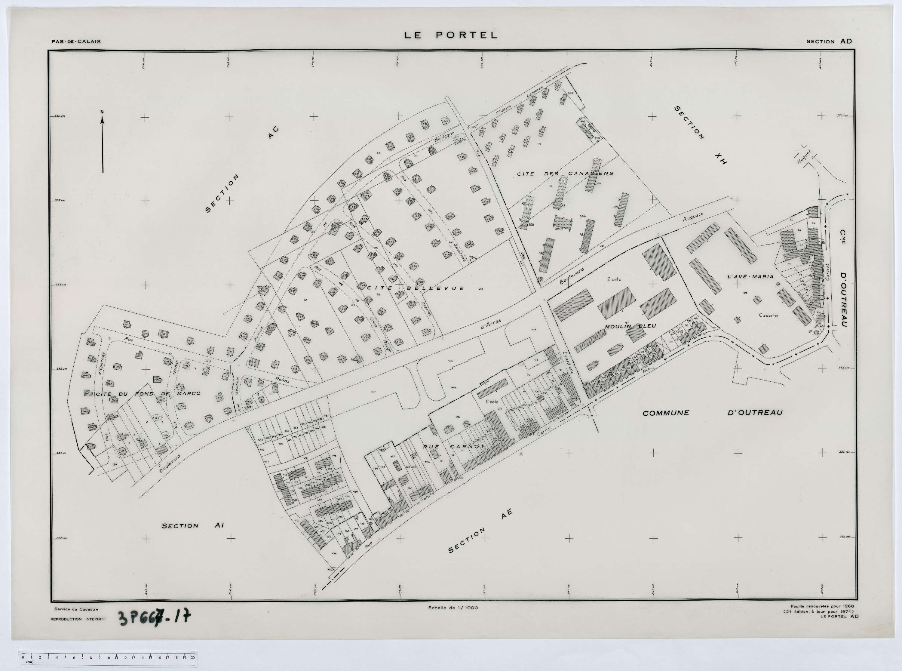 Le Portel - Section AD.