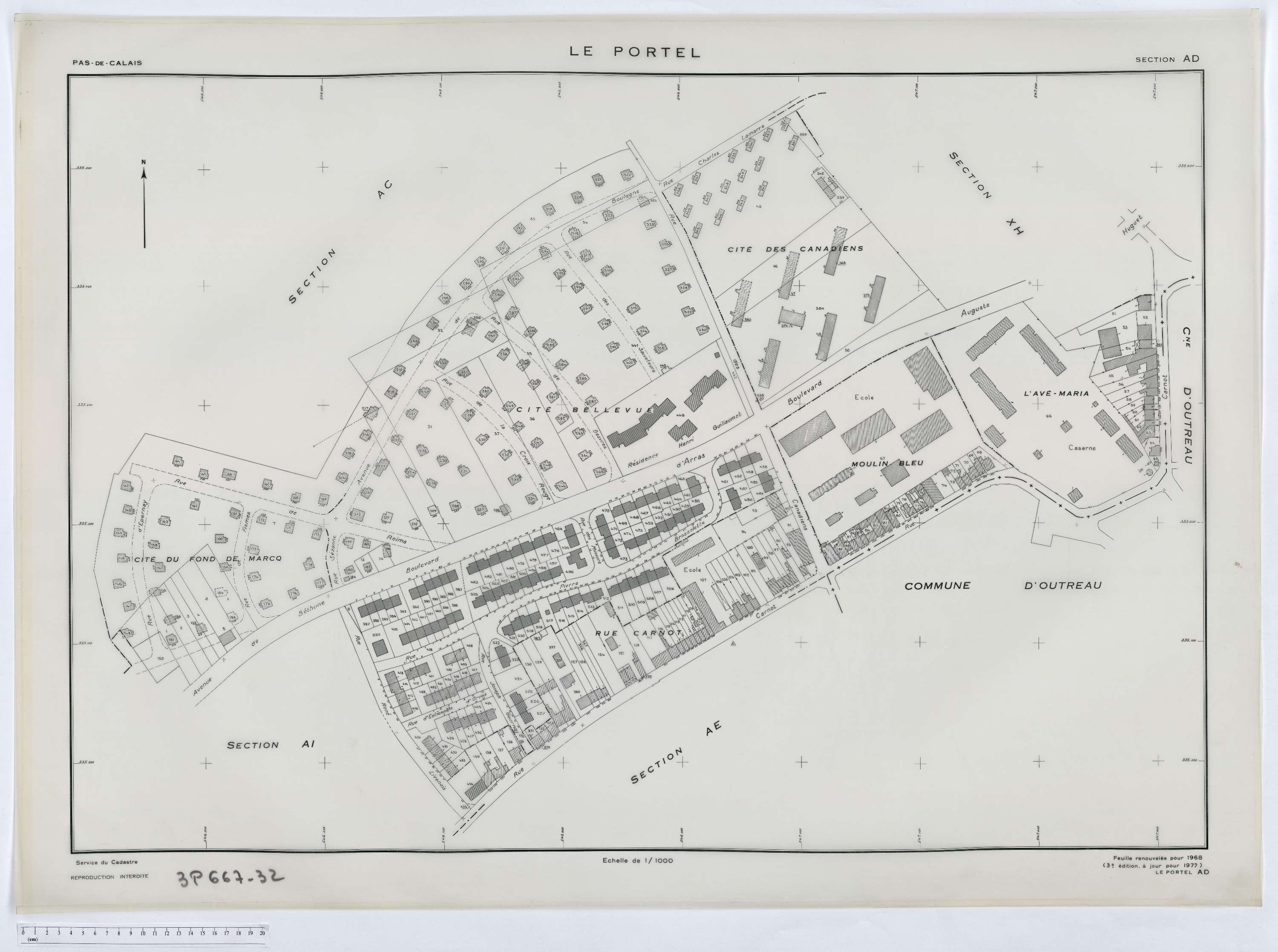 Le Portel - Section AD.