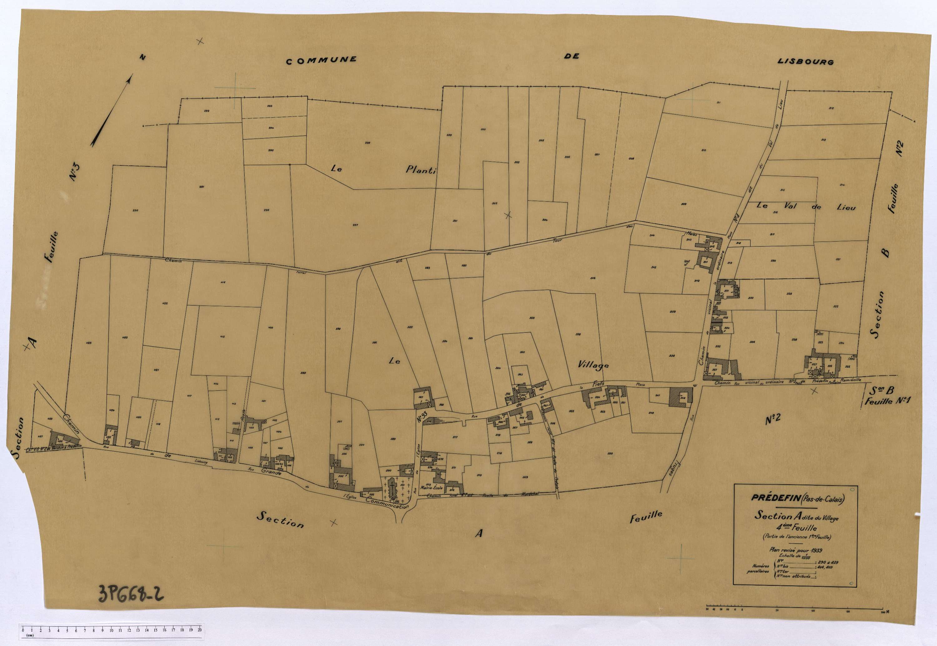 Prédefin - Section A, feuille 4.