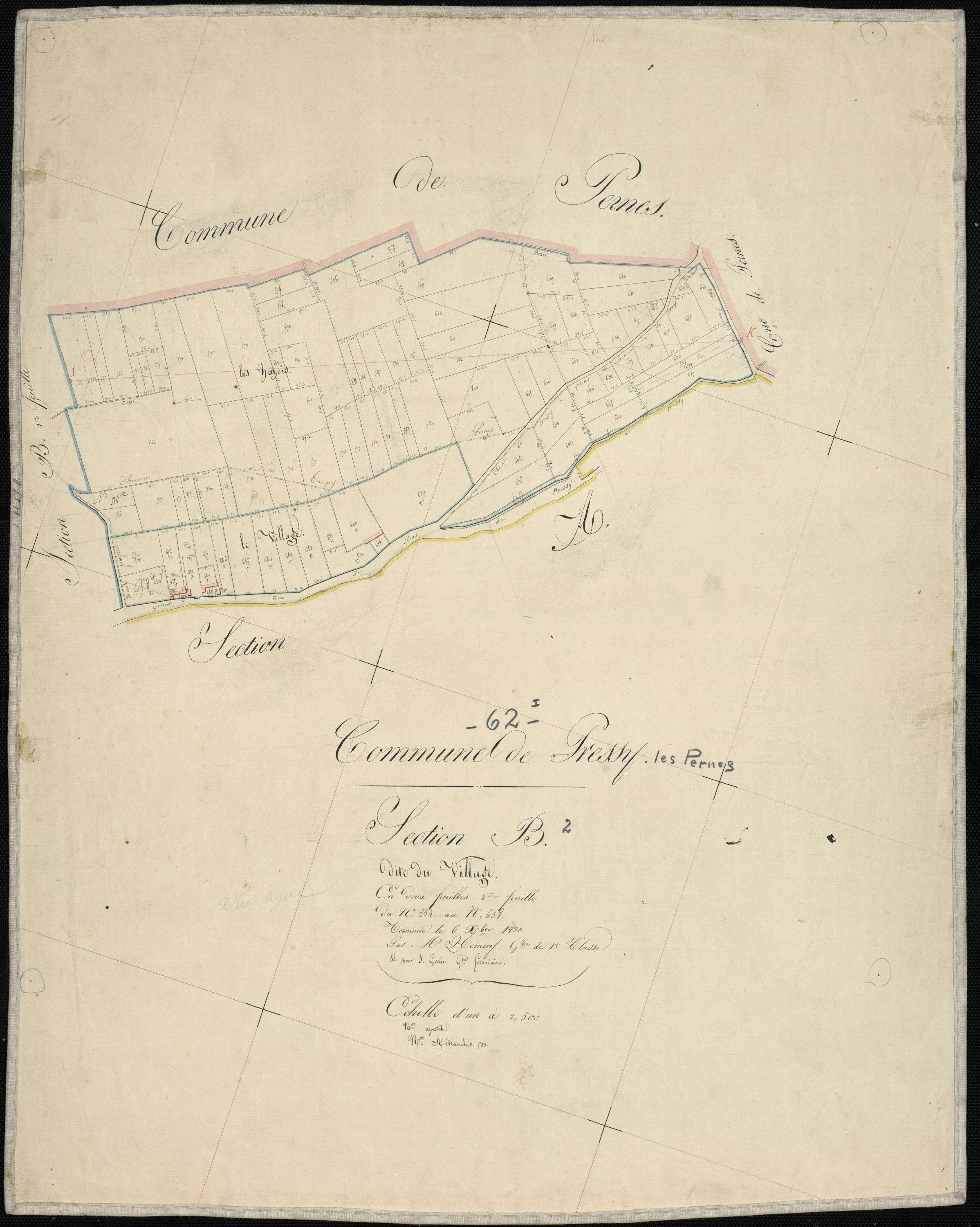 Pressy - Section B, 2e feuille