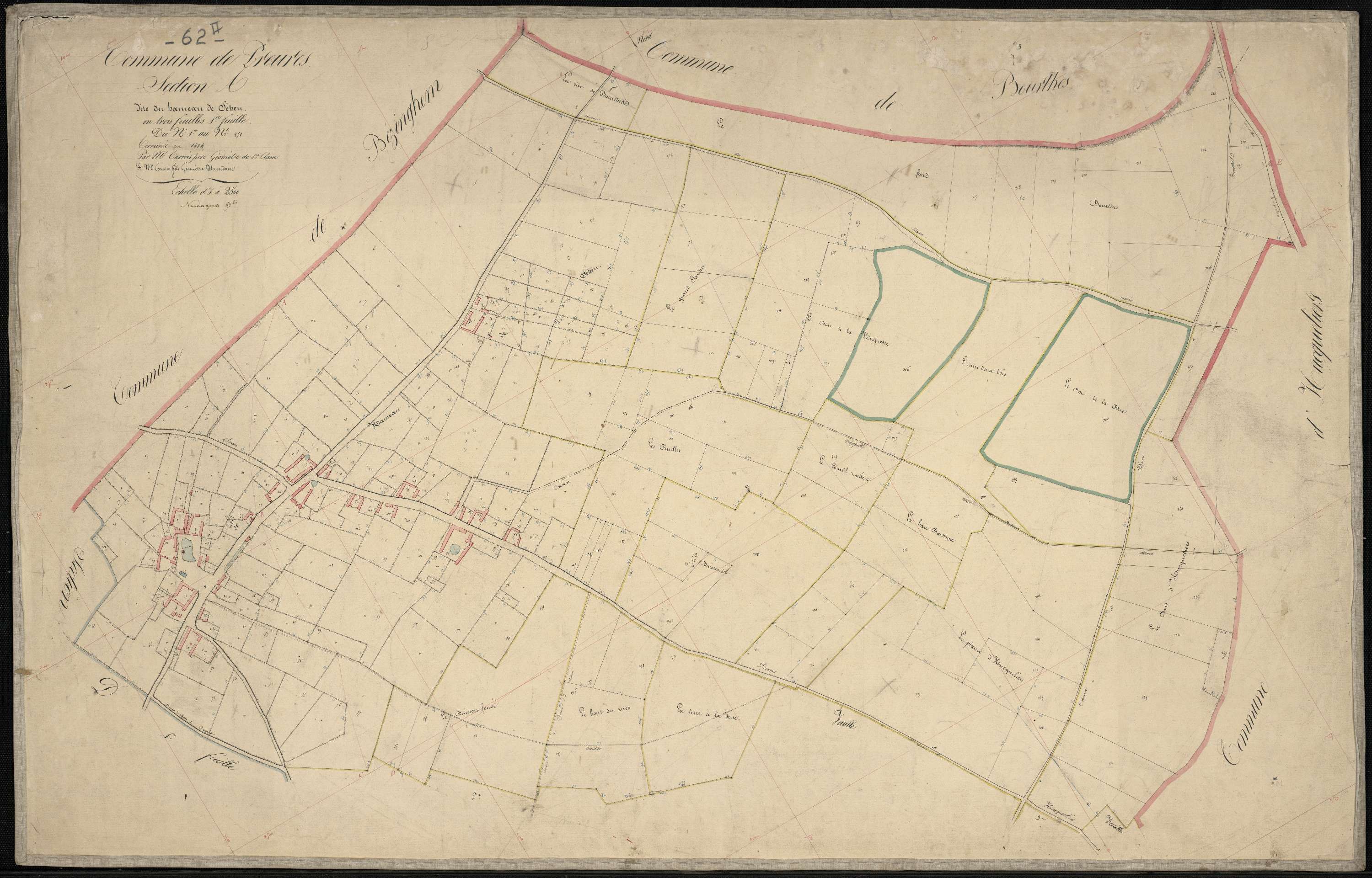 Preures - Section A, 1re feuille