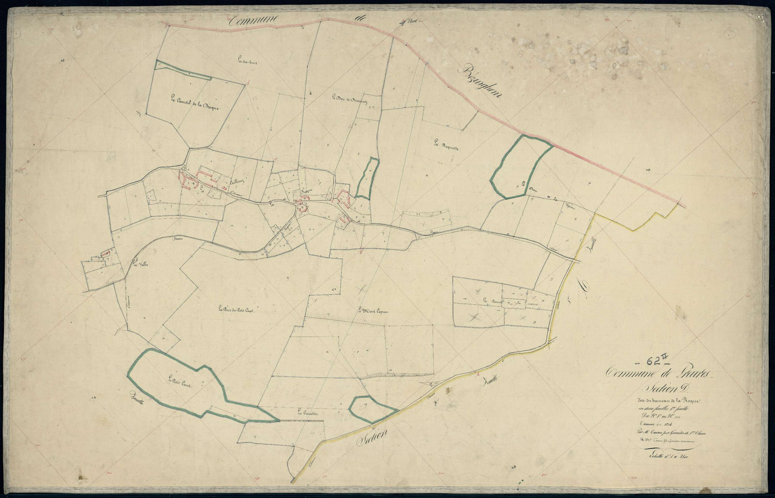 Preures - Section D, 1re feuille