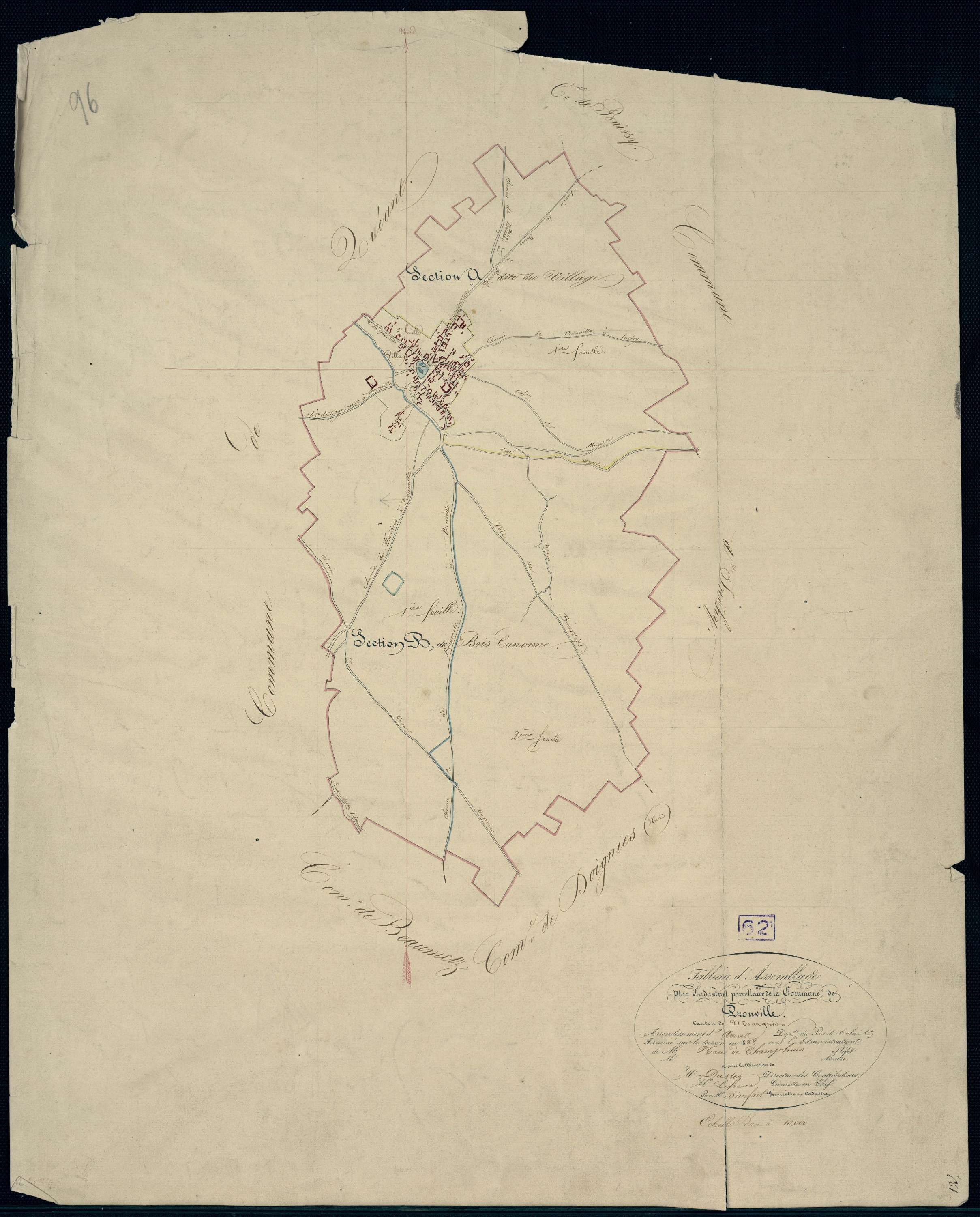 Pronville - Tableau d'assemblage