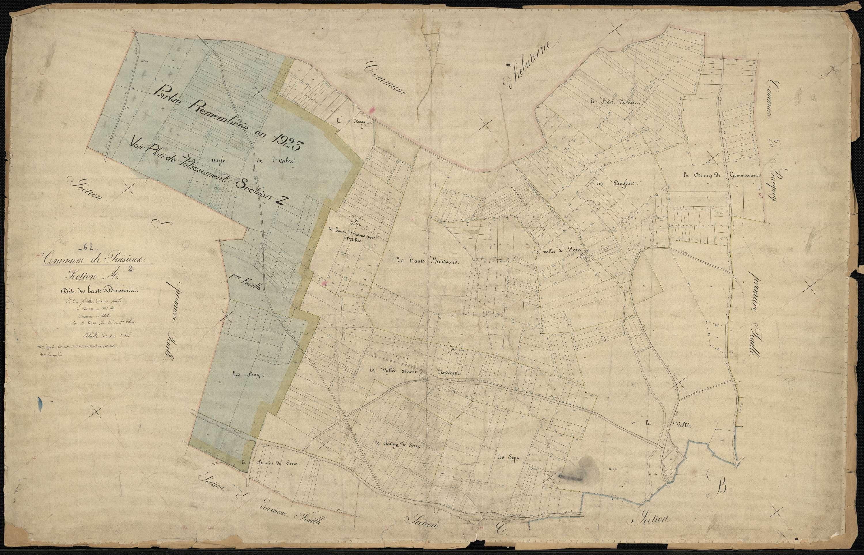 Puisieux - Section A, 2e feuille