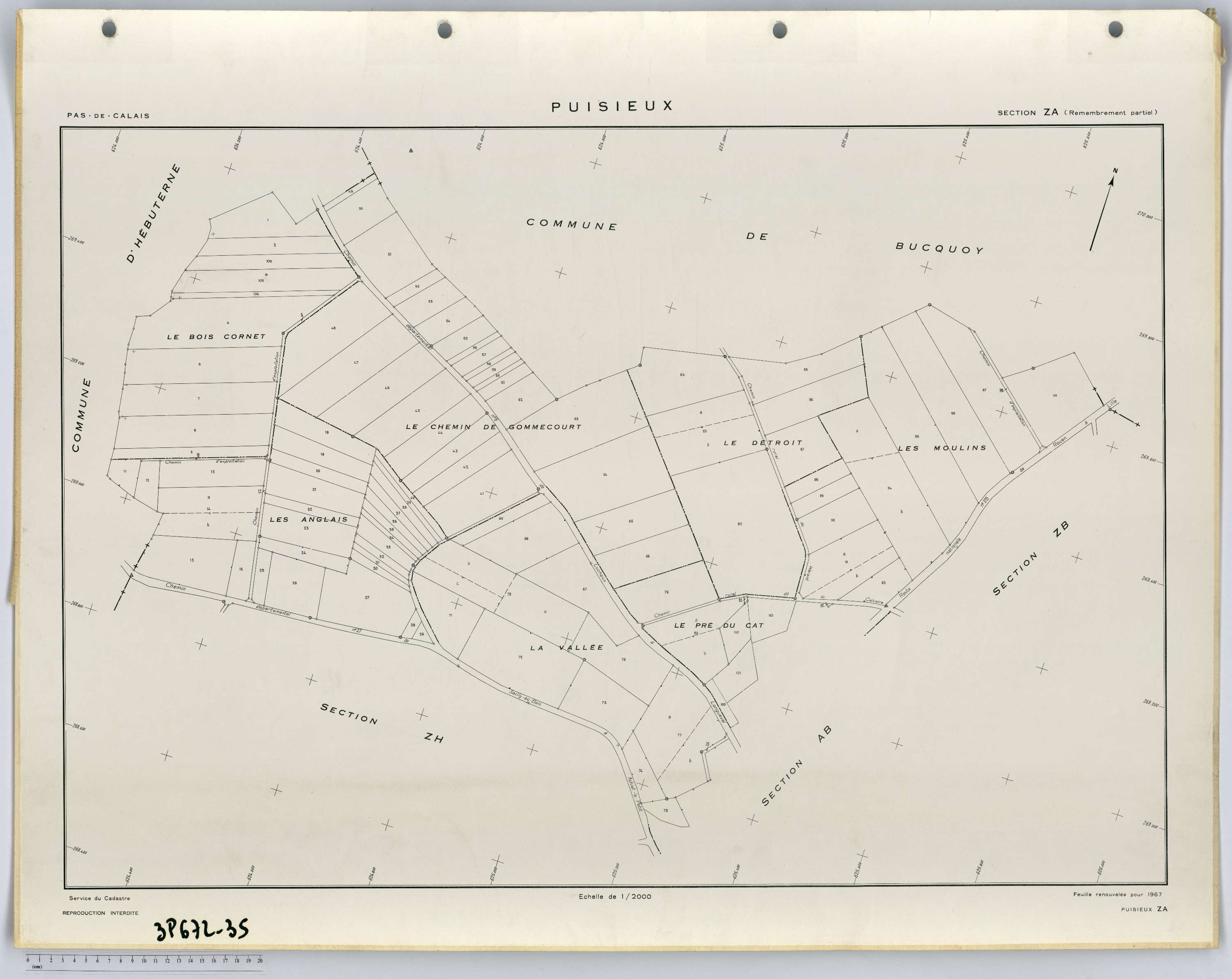 Puisieux - Section ZA.