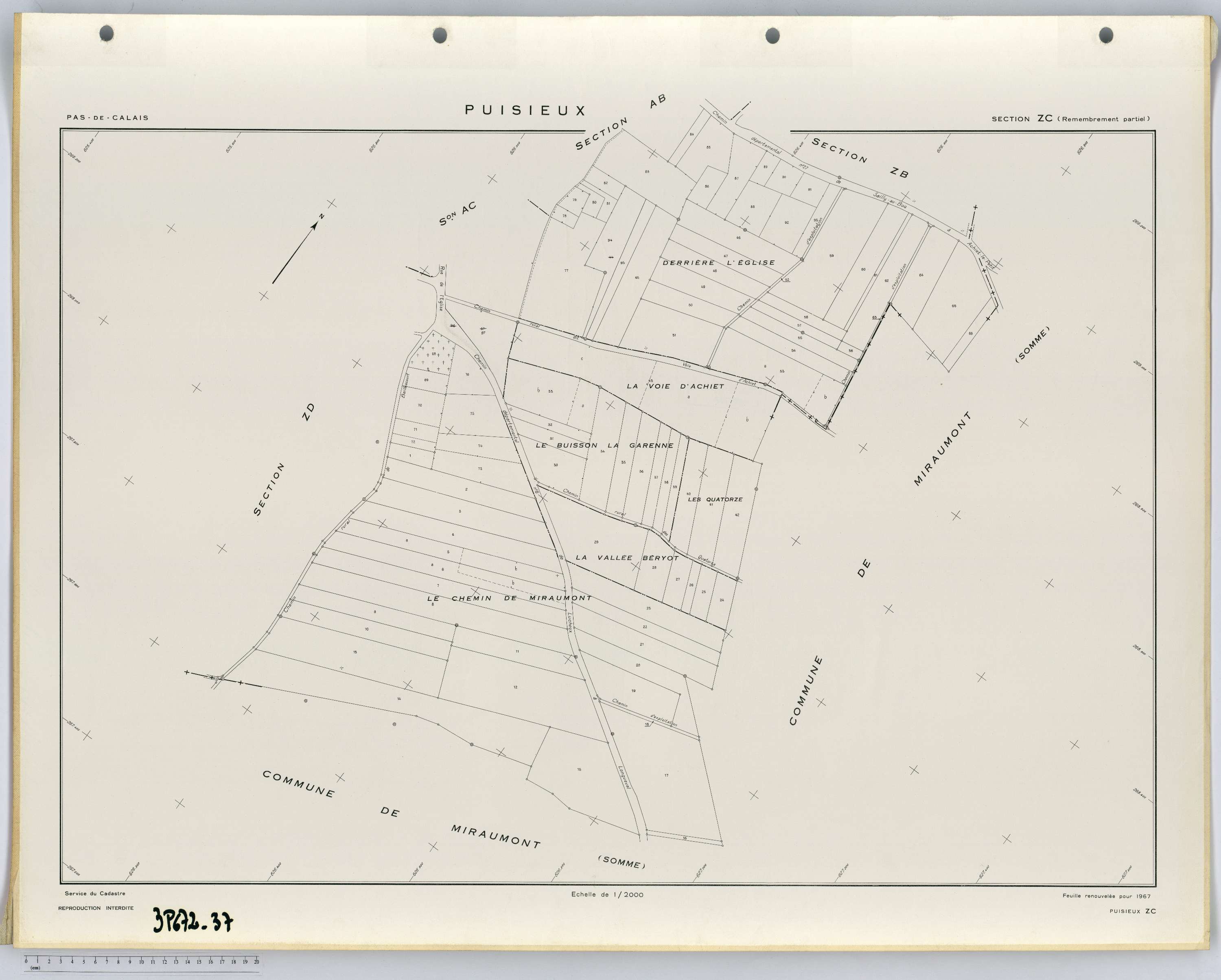 Puisieux - Section ZC.