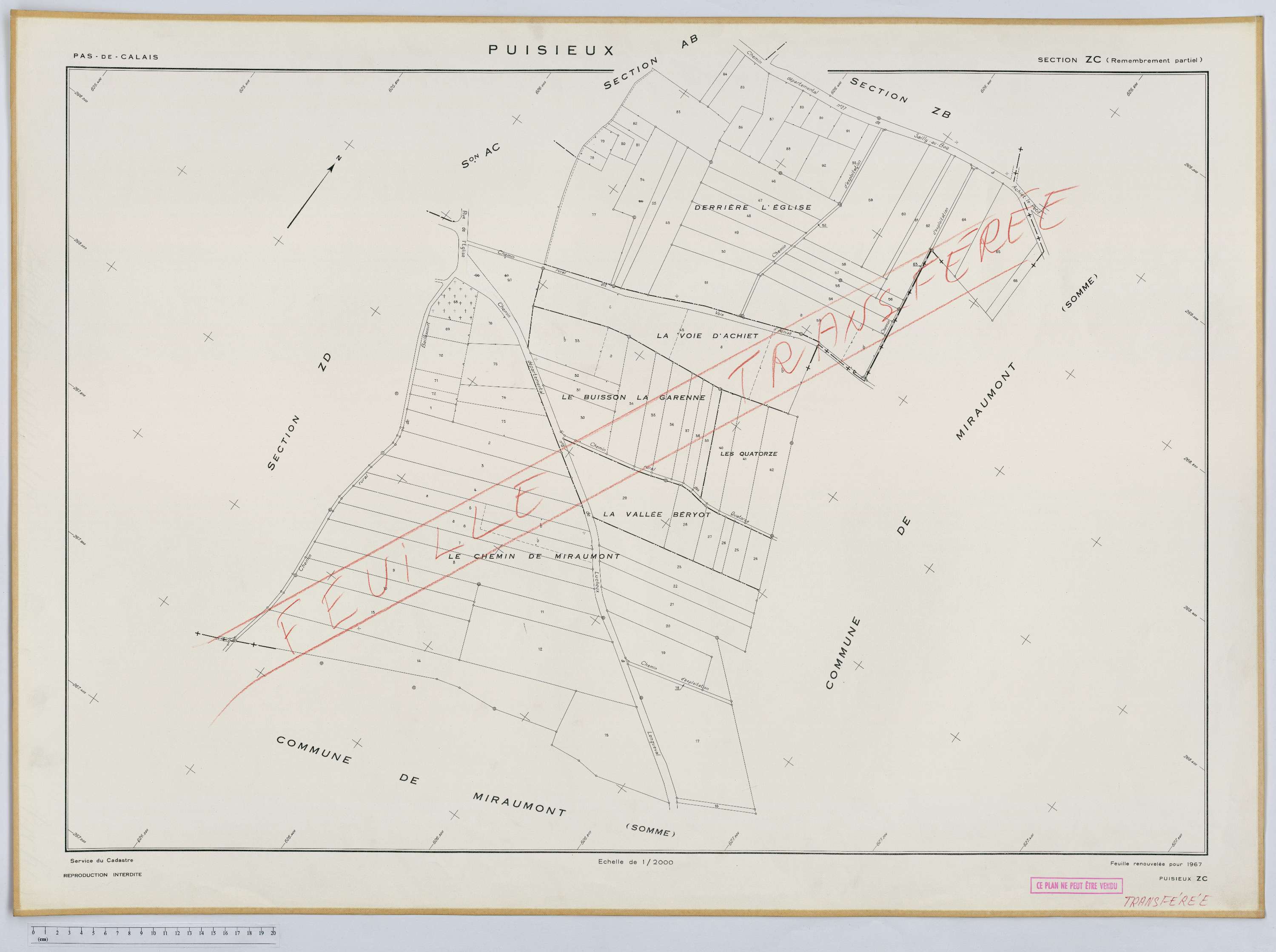 Puisieux - Section ZC.