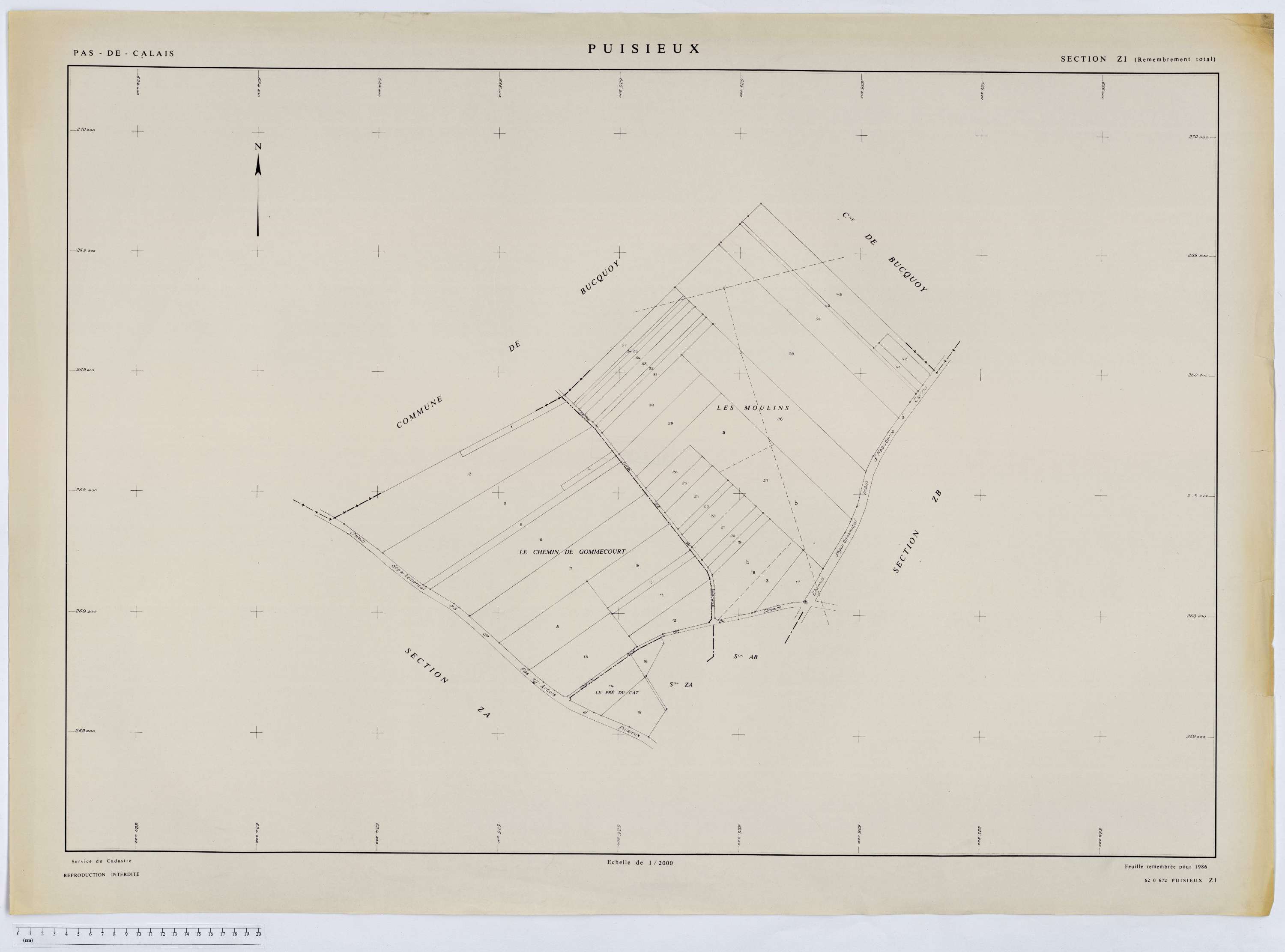 Puisieux - Section ZI.