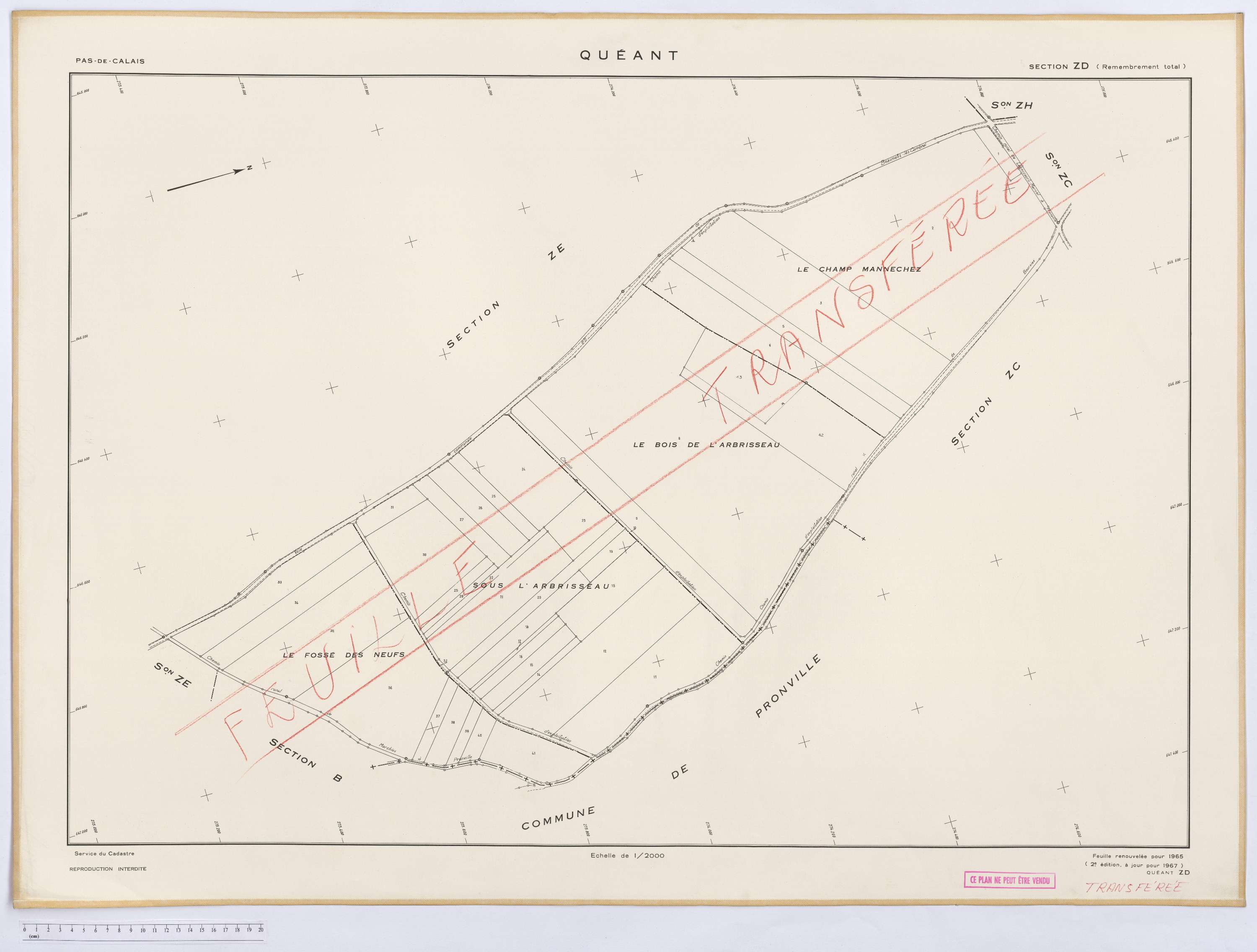 Quéant - Section ZD.