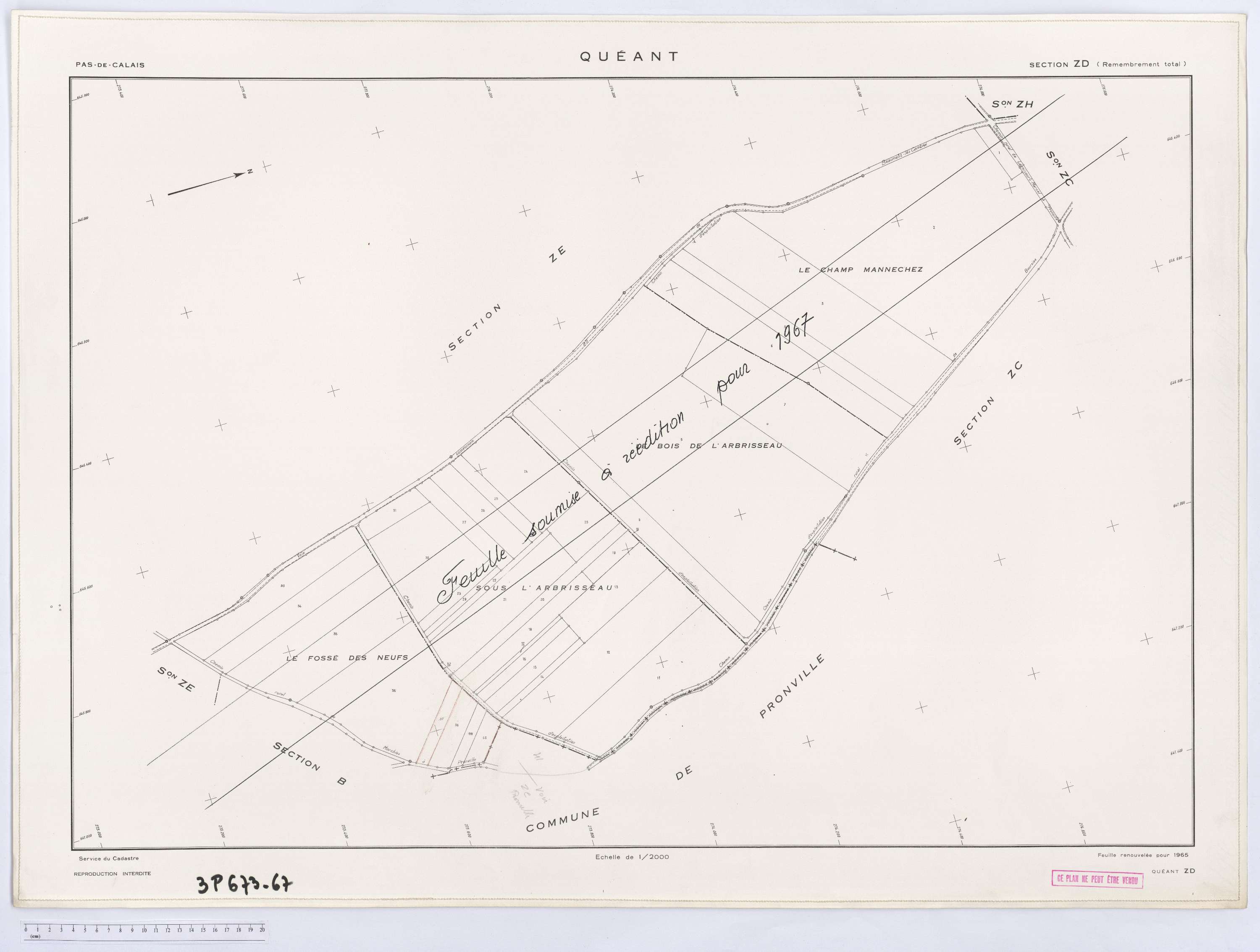 Quéant - Section ZD.