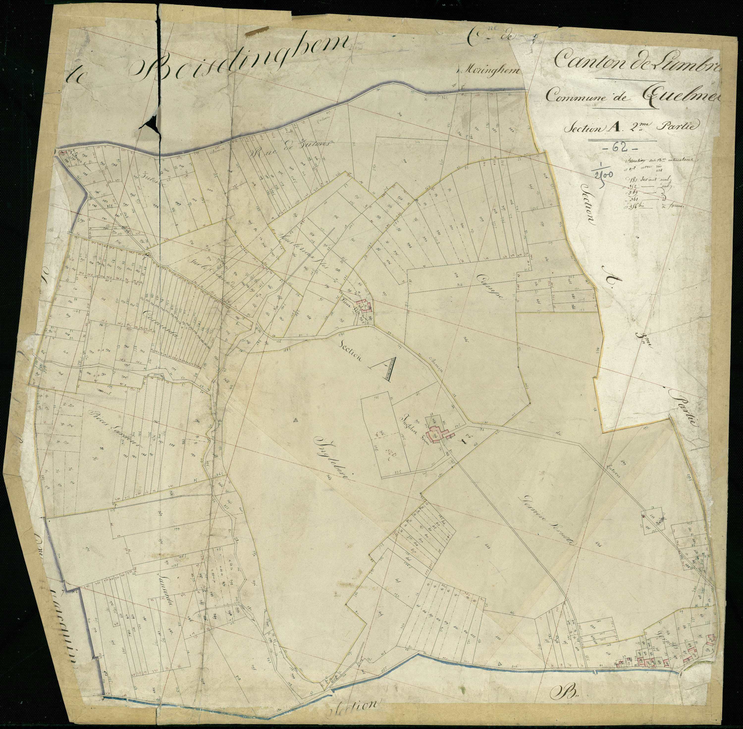 Quelmes - Section A, 2e feuille