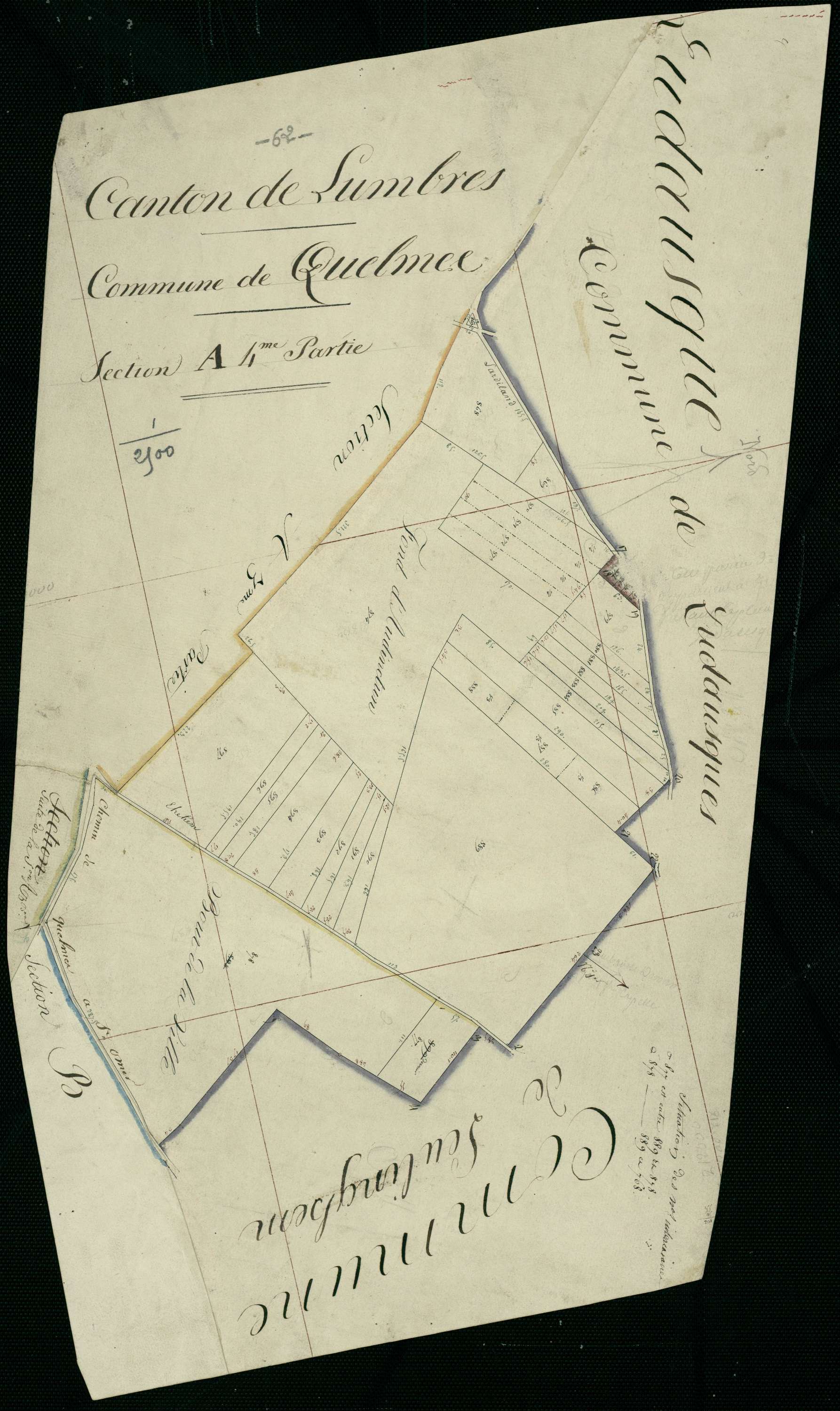 Quelmes - Section A, 4e feuille