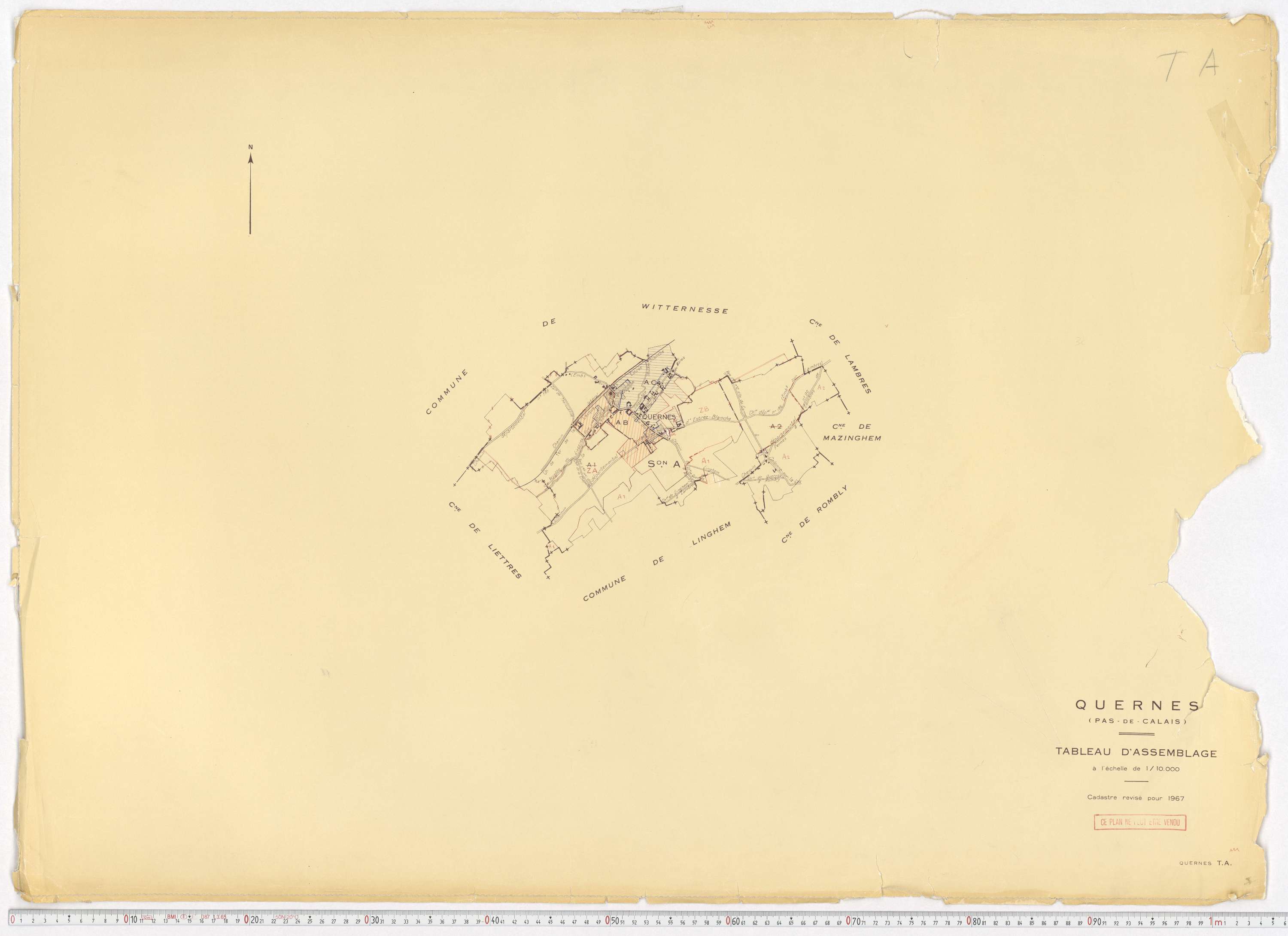 Quernes - Tableau d'assemblage.