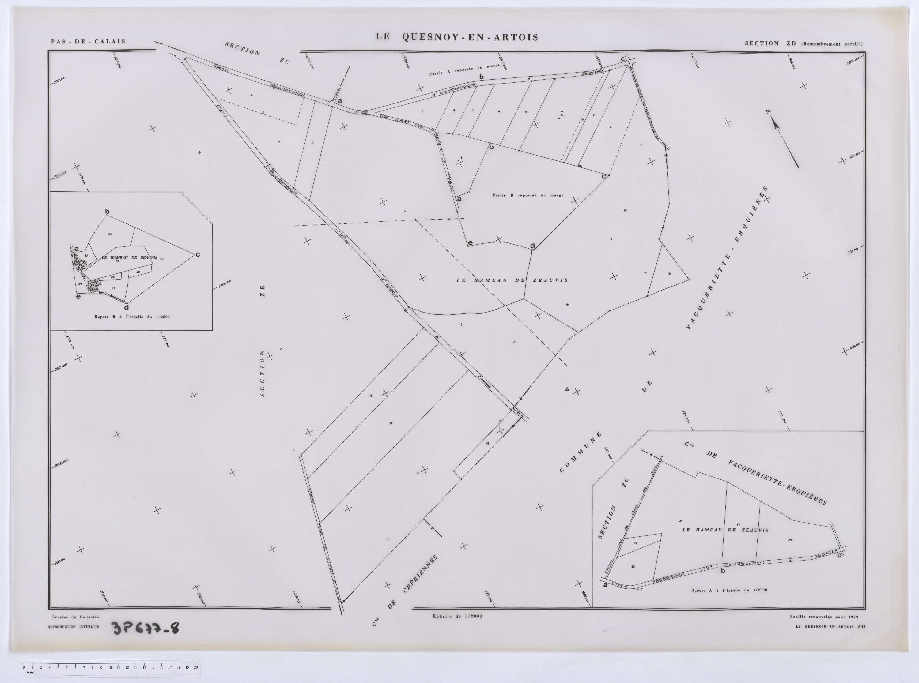 Le Quesnoy-en-Artois - Section ZD.