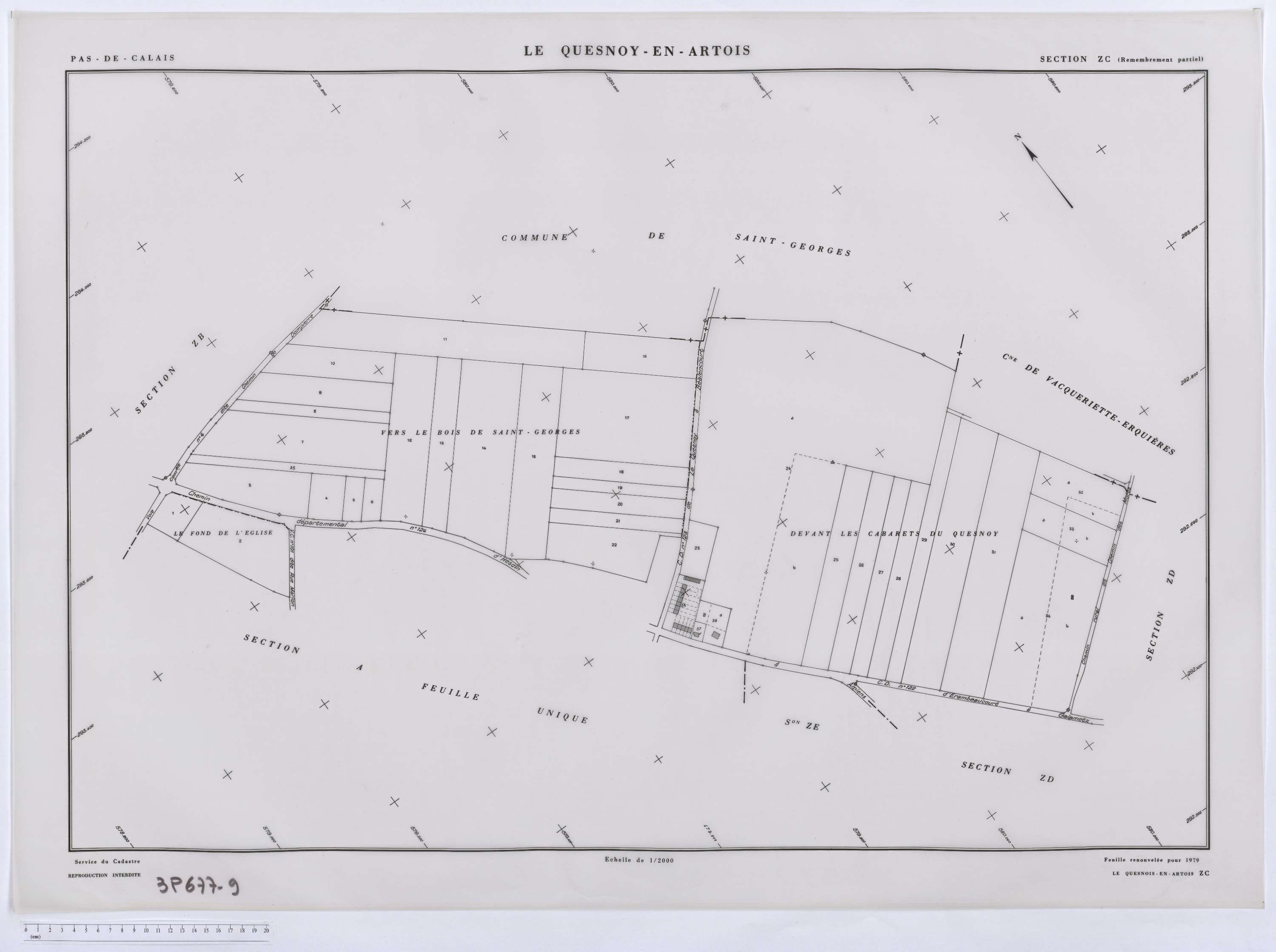 Le Quesnoy-en-Artois - Section ZC.