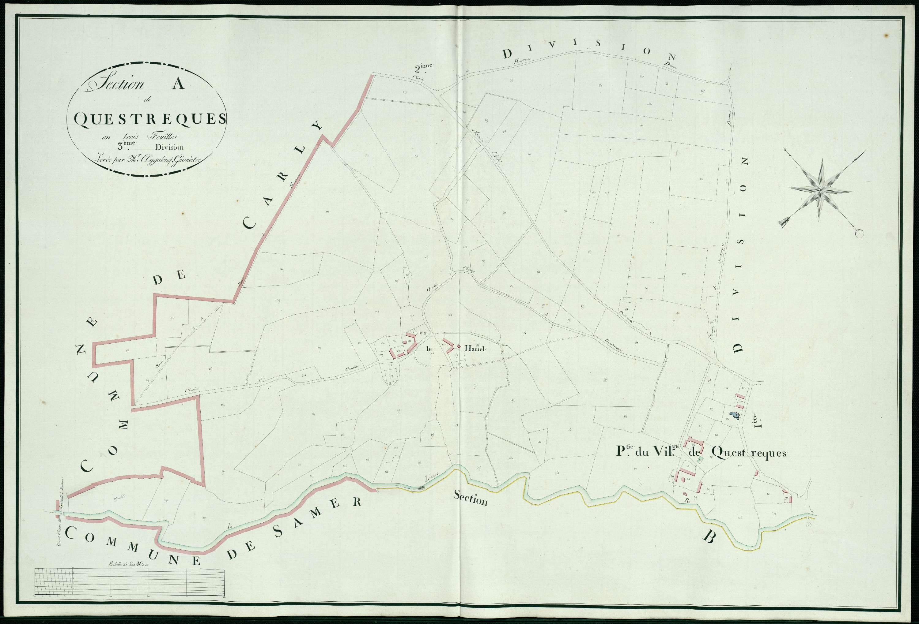 Questrecques - Section A, 3e feuille