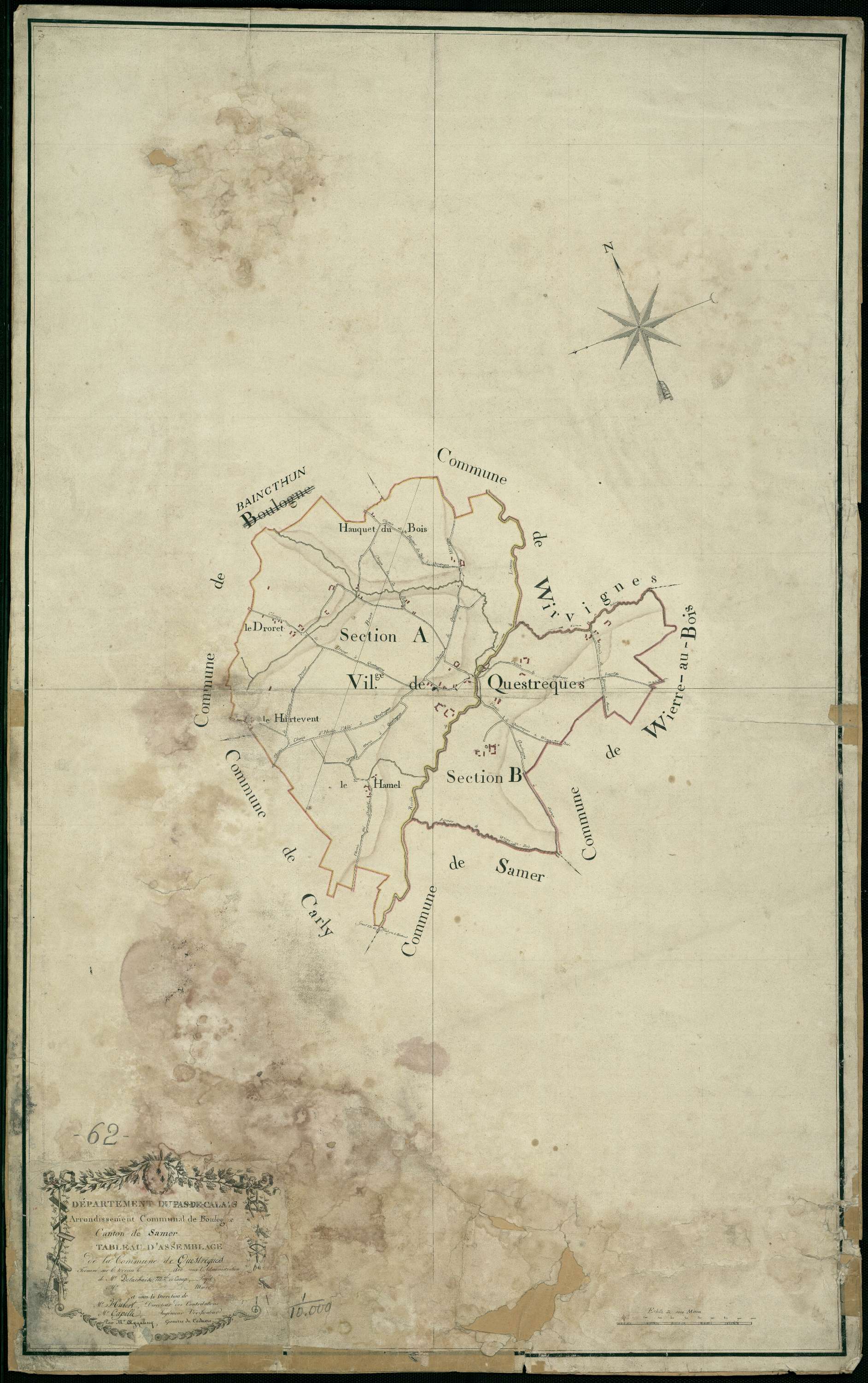 Questrecques - Tableau d'assemblage