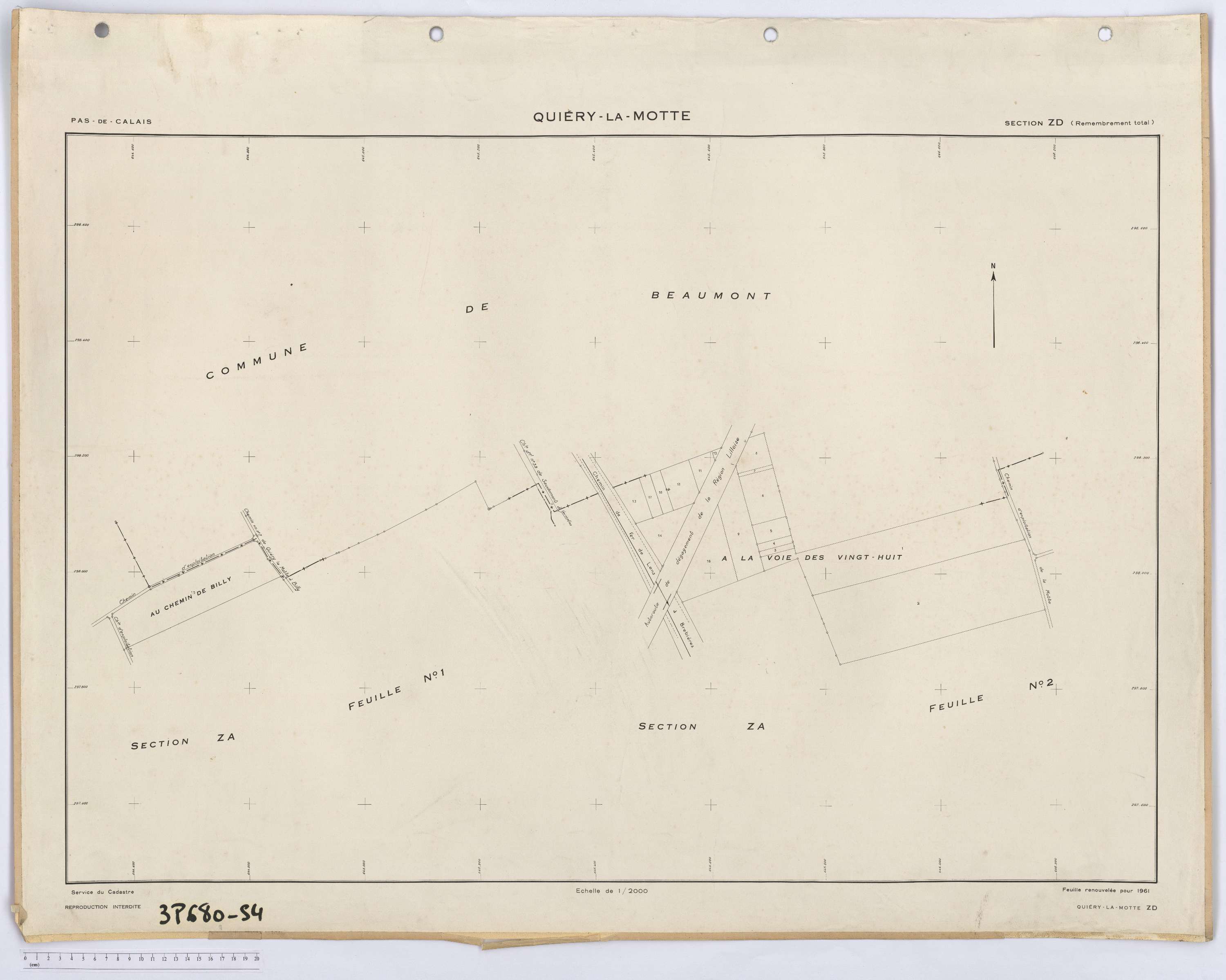 Quiéry-la-Motte - Section ZD.