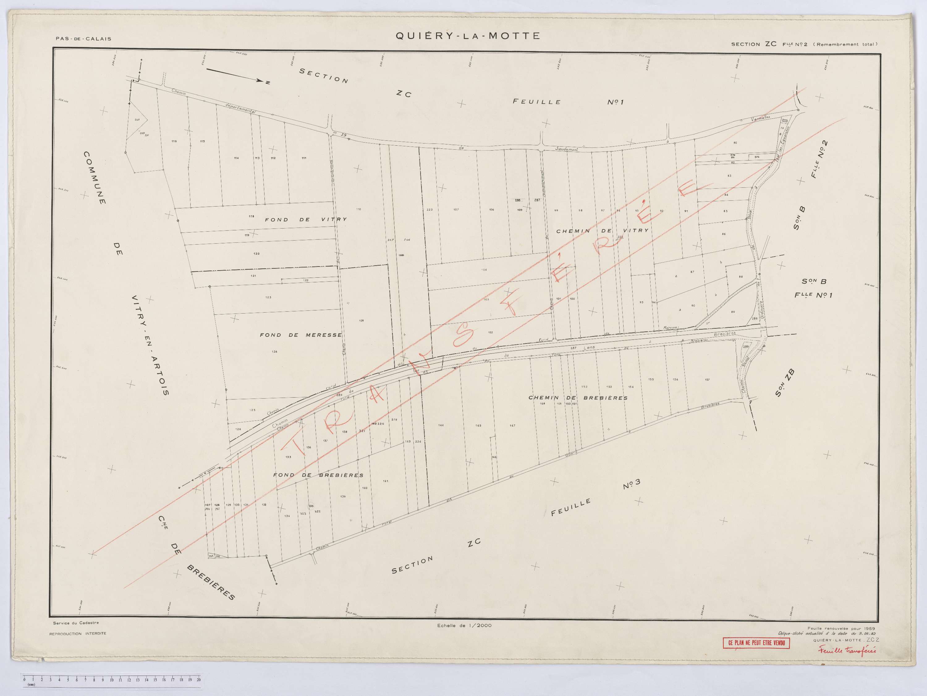Quiéry-la-Motte - Section ZC, feuille 2.