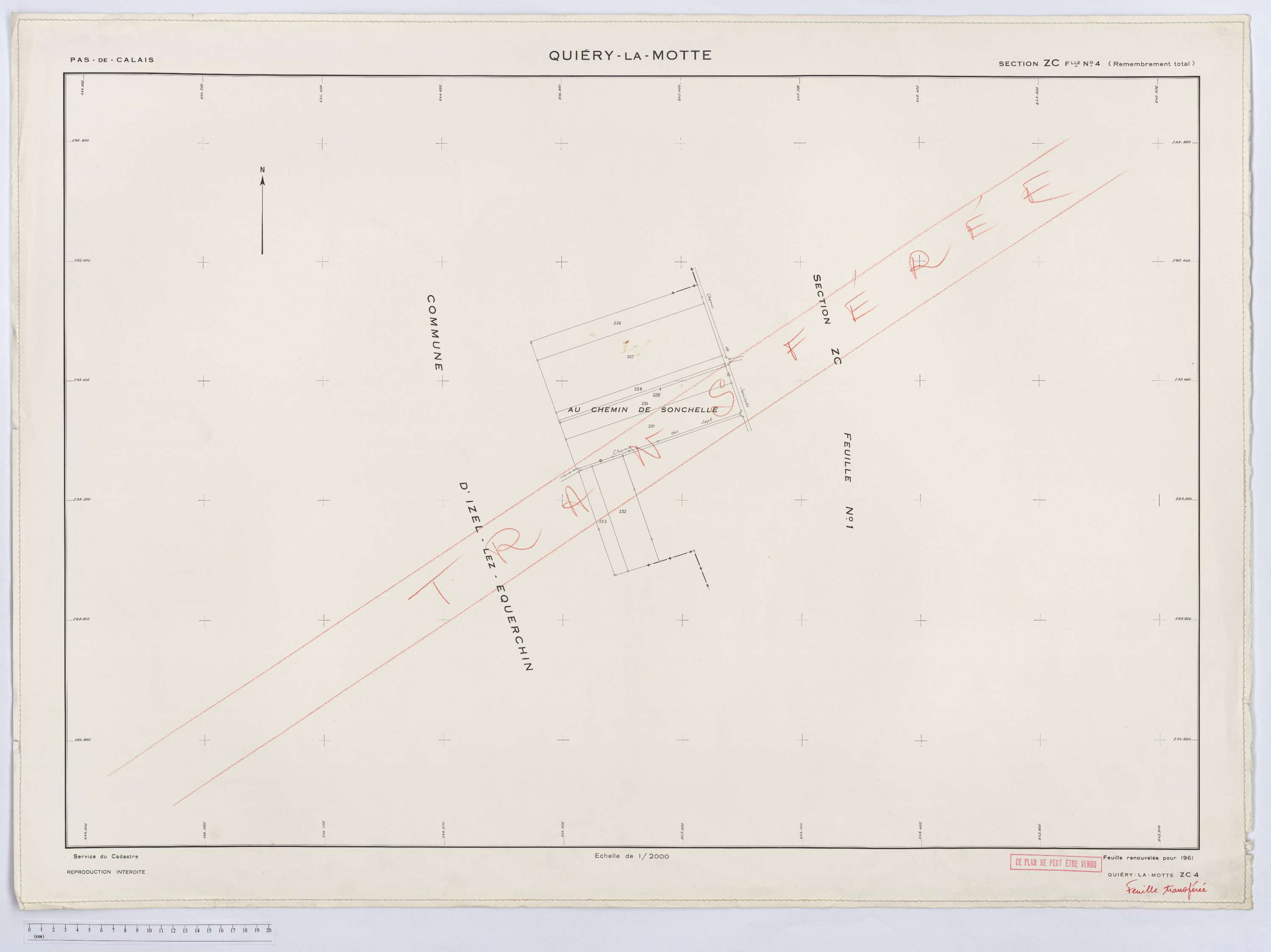 Quiéry-la-Motte - Section ZC, feuille 4.